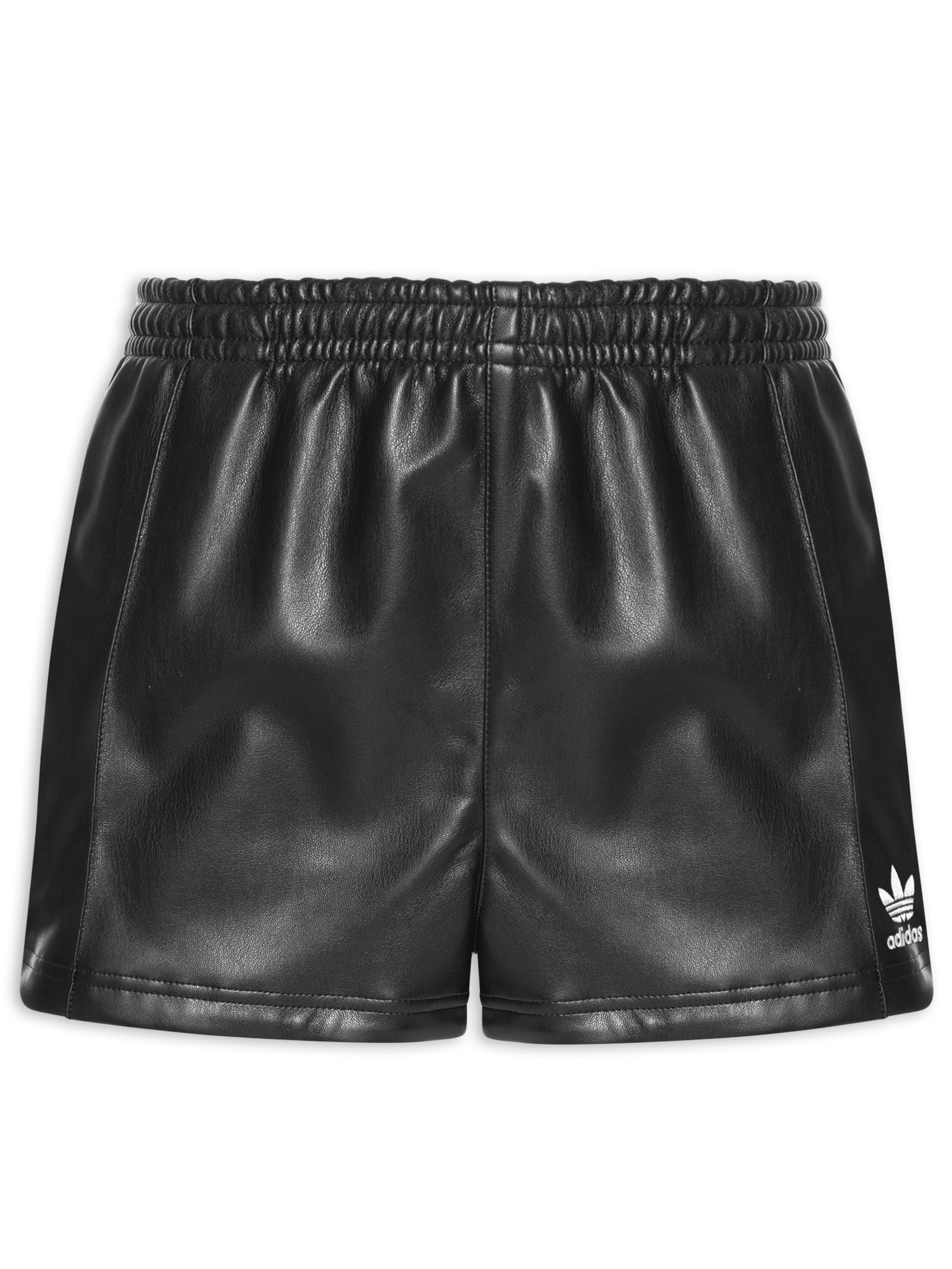 (183)あ Short Feminino Pleather - Adidas Originals - Preto