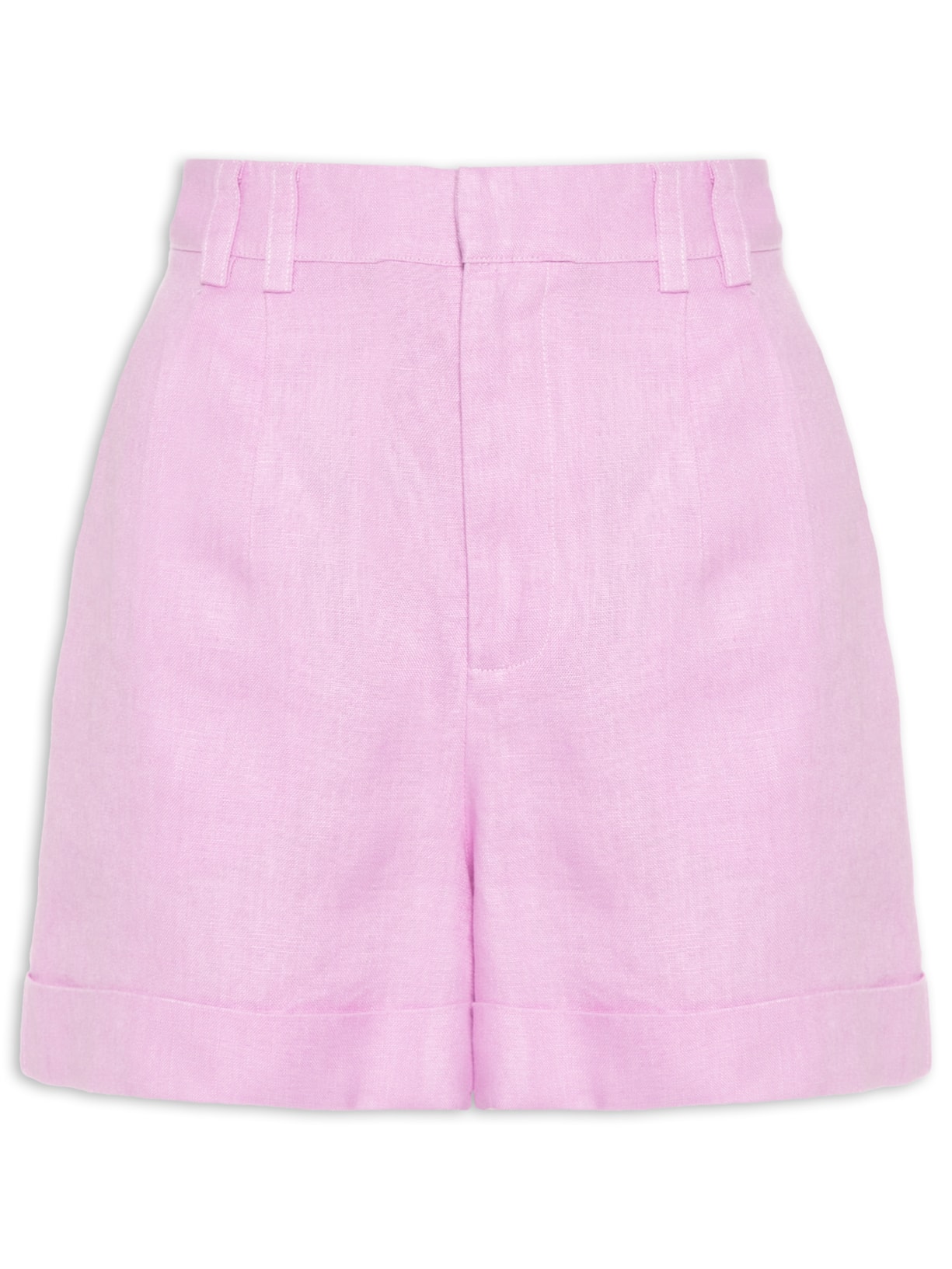 Short Feminino Pregas Alfaiataria Rosa Maria Filó