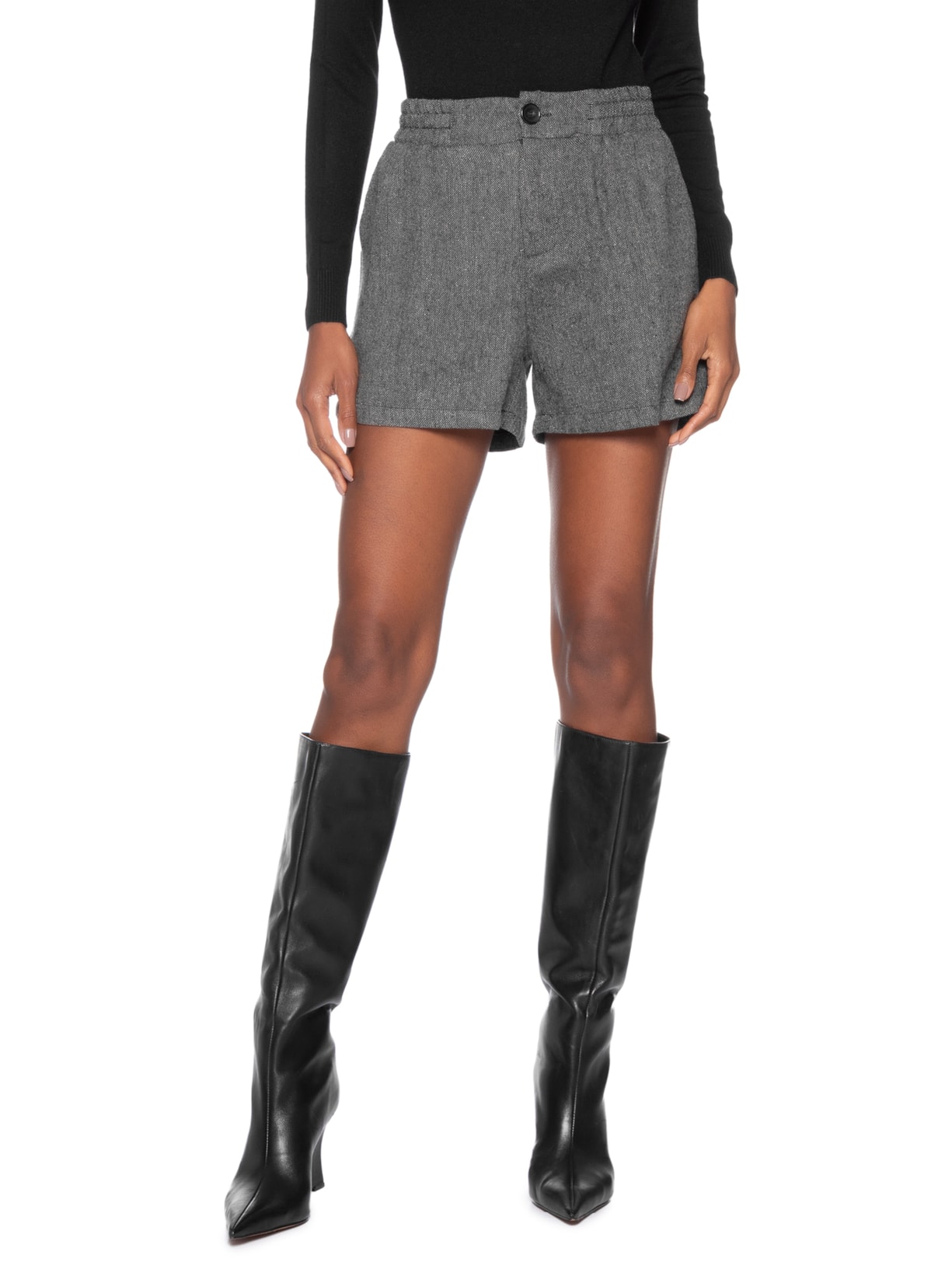 Short Feminino Preto Market 33