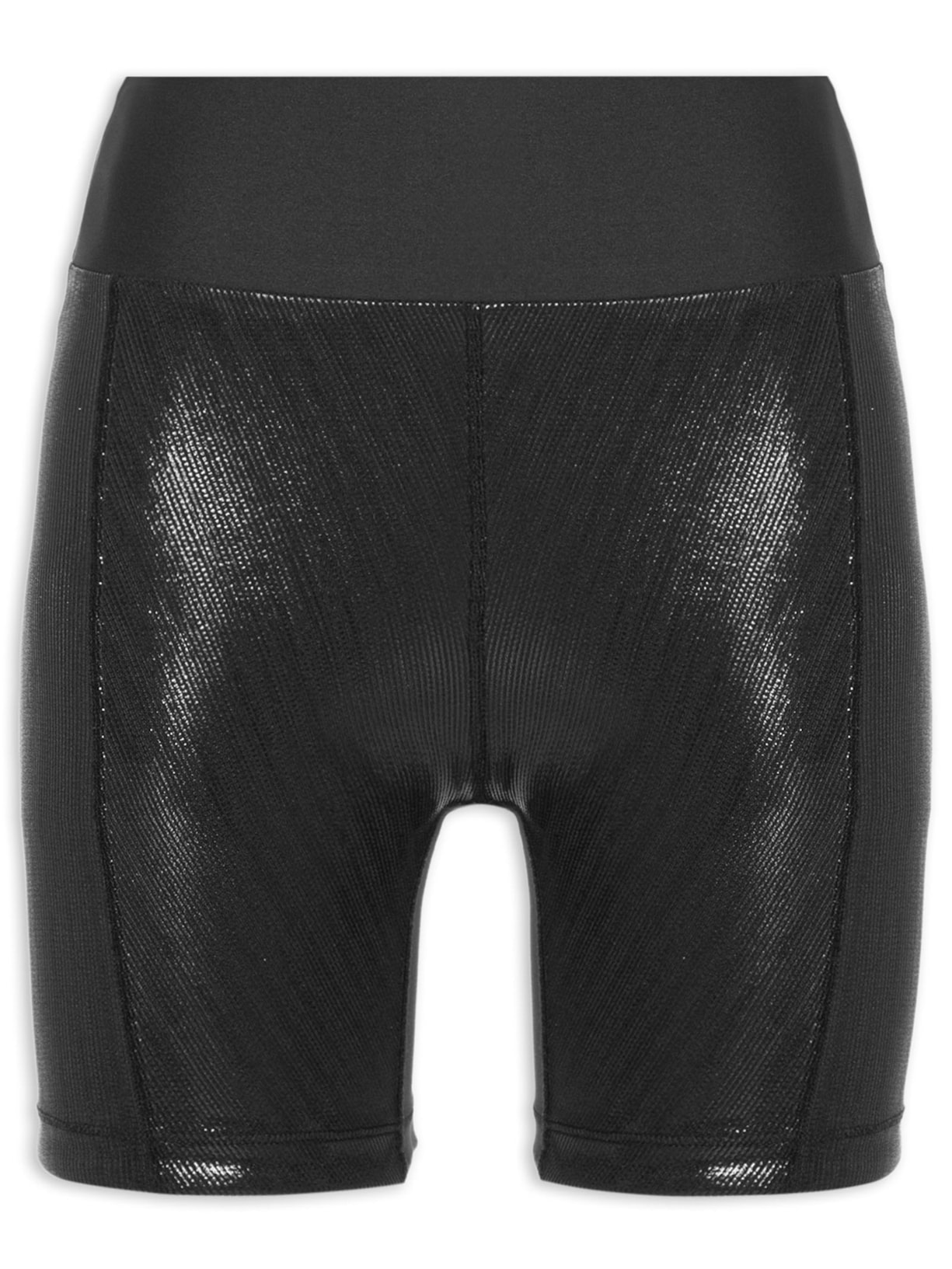 Short Feminino Rib Shine - Preto