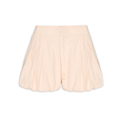 Short Feminino Sarja Bubble I26 - Bege