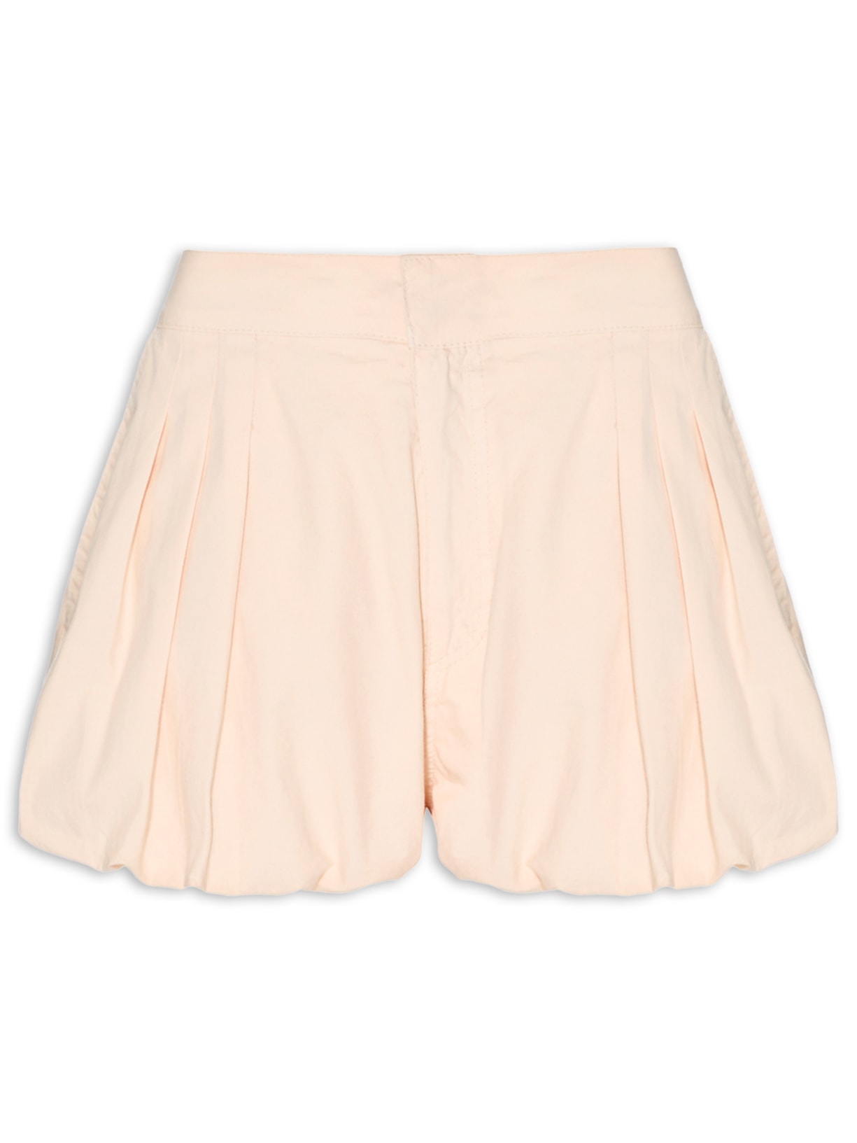 Short Feminino Sarja Bubble I26 - Bege