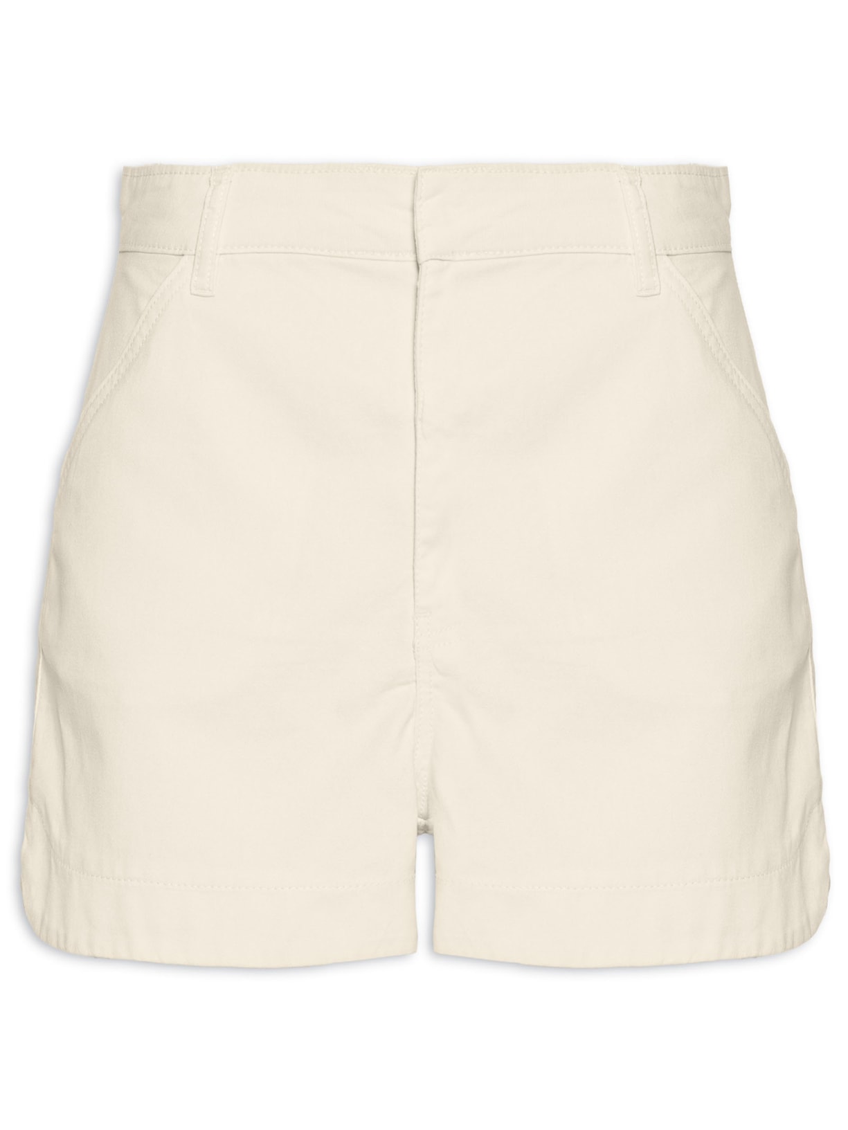Short Feminino Sarja Color Amarelo Dress To