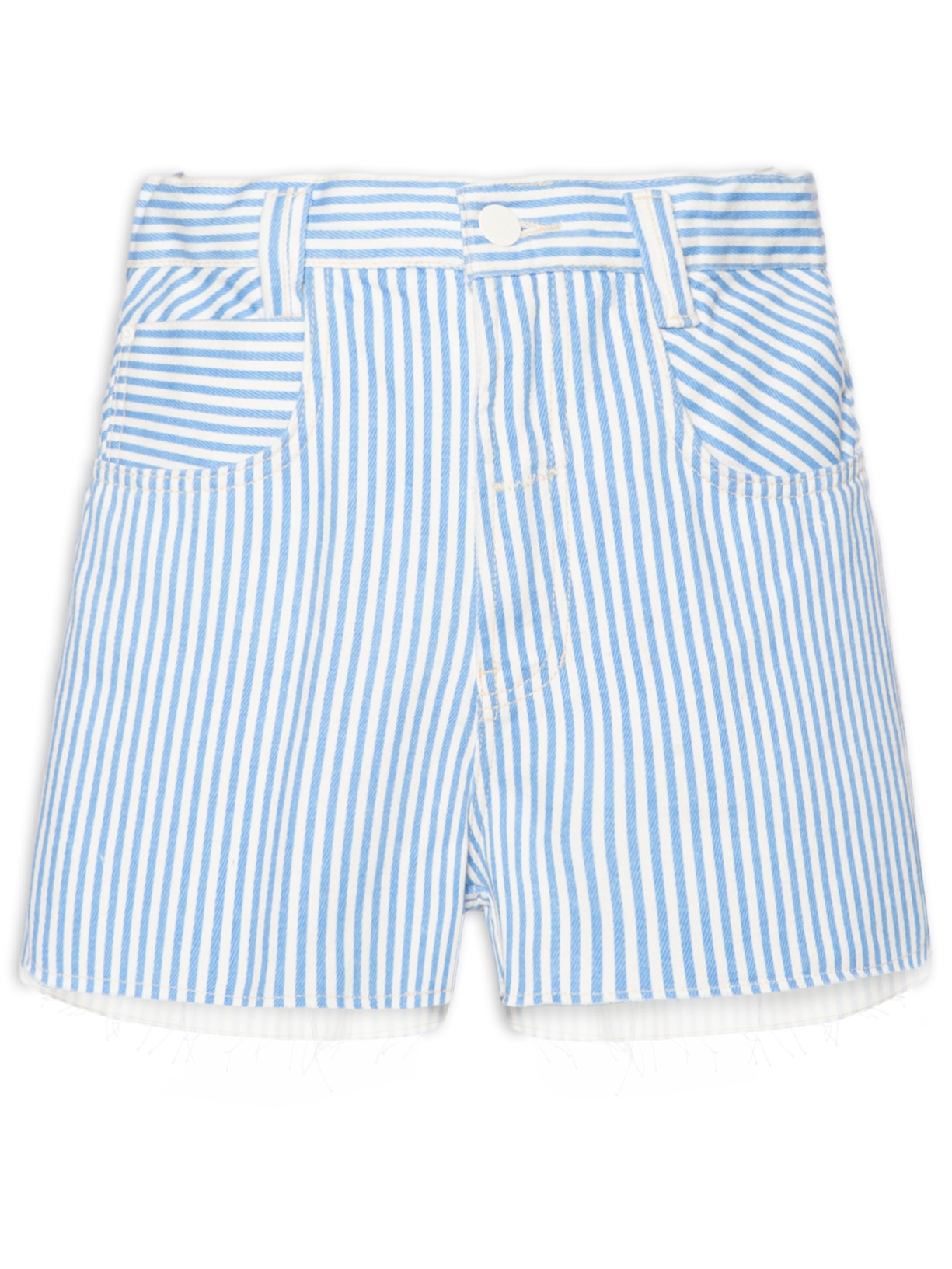 Short Feminino Sarja Listra Balneário - Azul