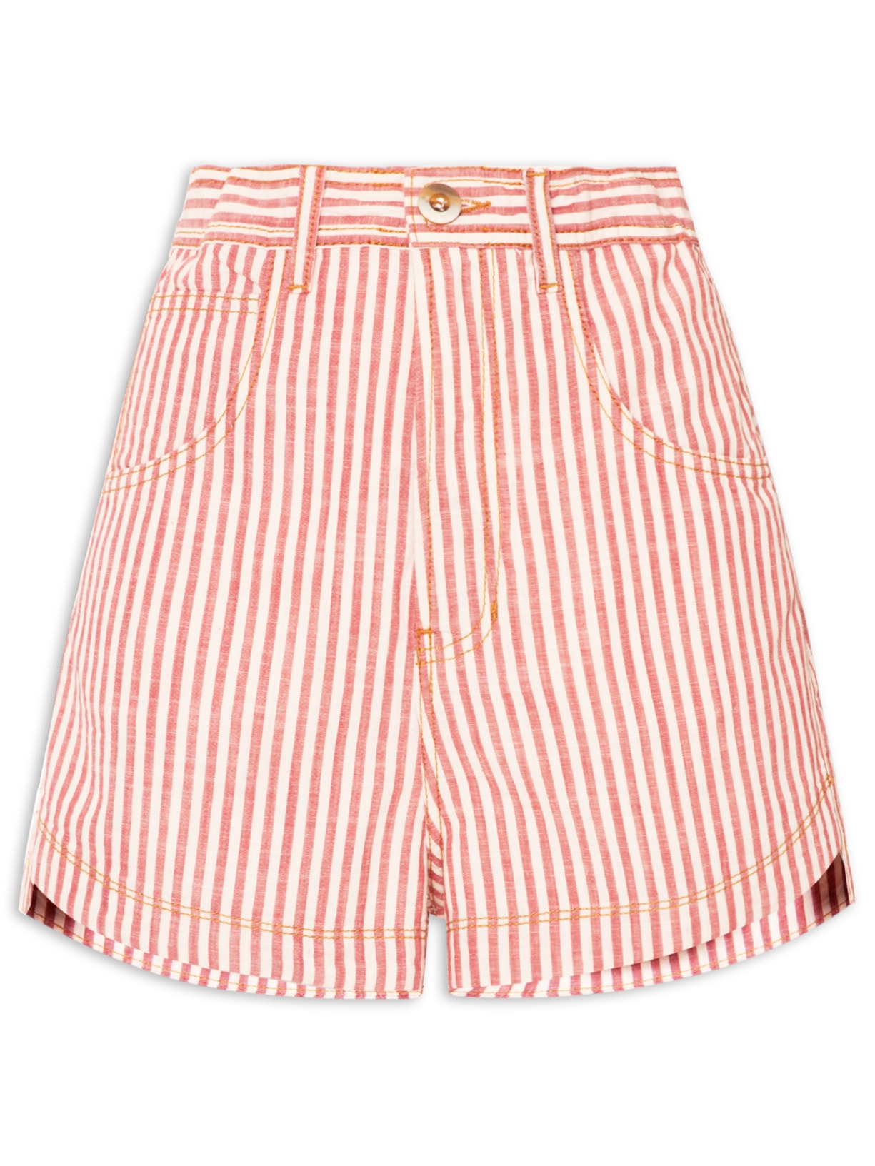 Short Feminino Sarja Listra Guará - Rosa