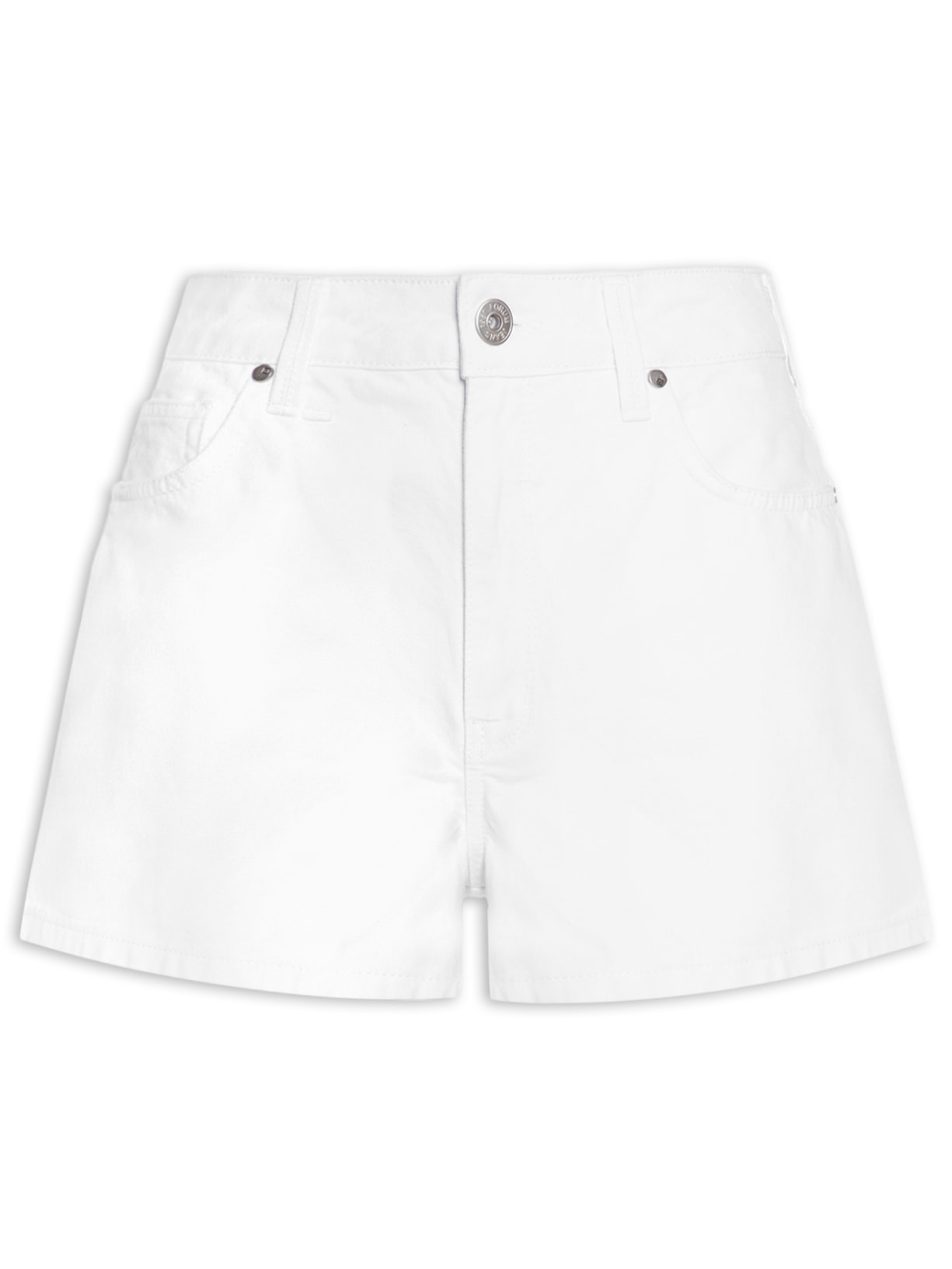 Short Feminino Sarja Nina - Branco