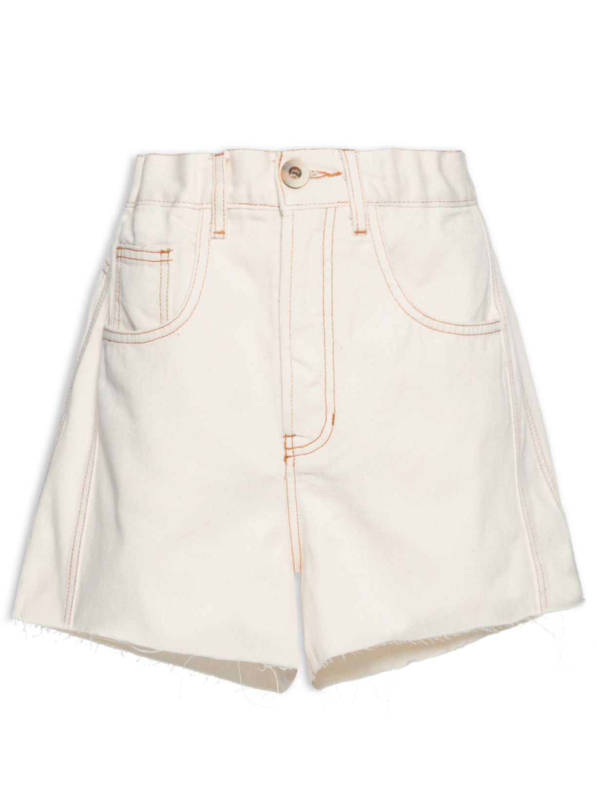 Short Feminino Sarja Off White Dress To