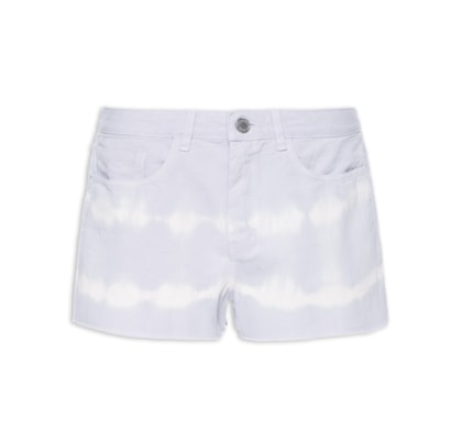 Short Feminino Sarja Tie Dye - Lilás