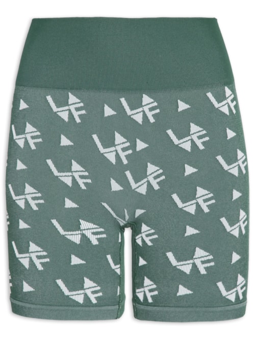 Short Feminino Seamless Jacquard - Verde