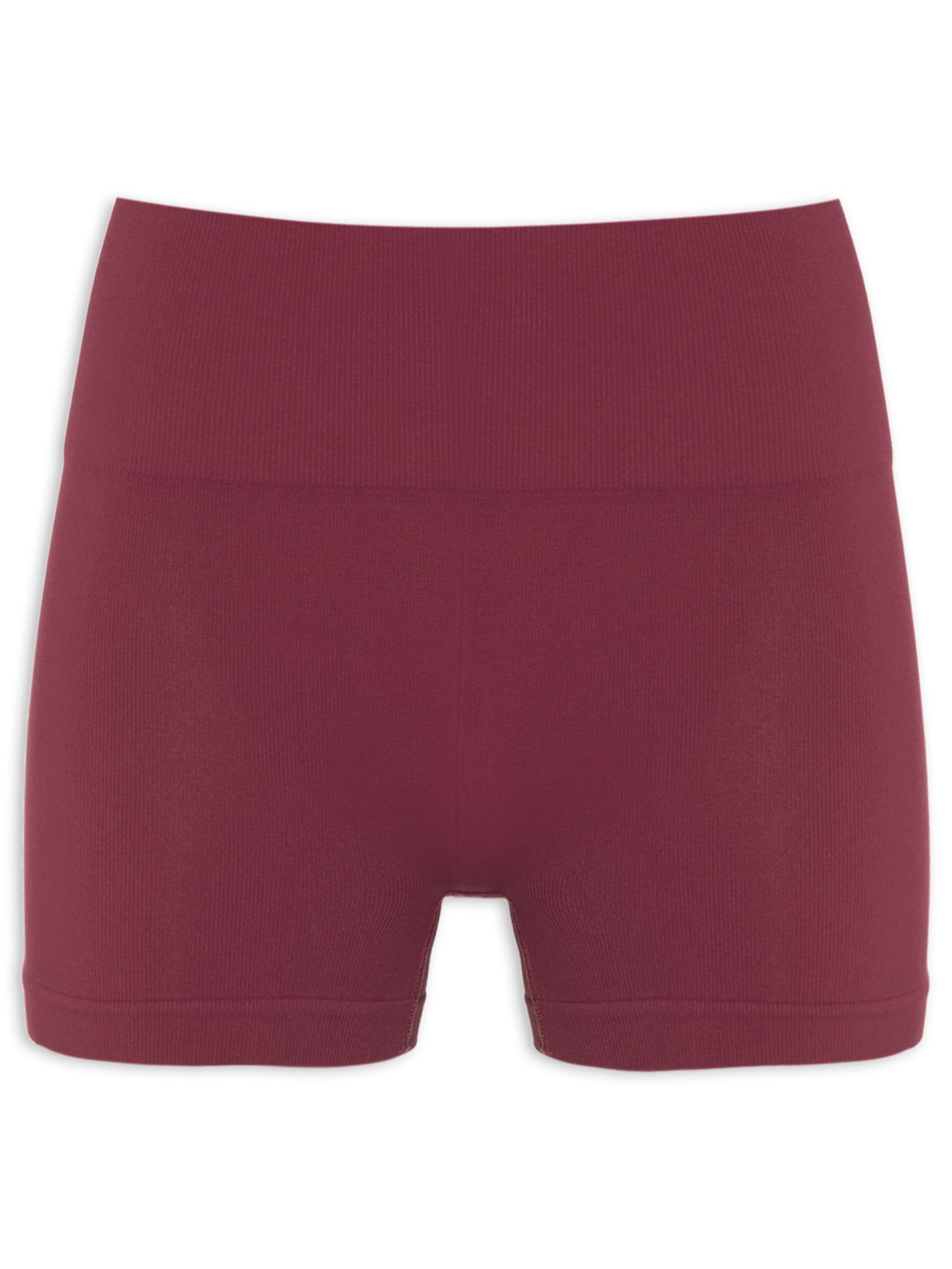 Short Feminino Sem Costura Basic - Vinho