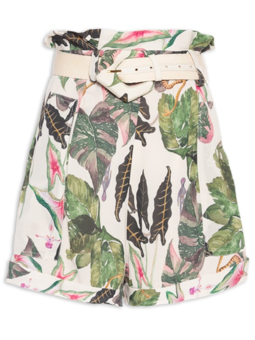 Short Feminino Seres Da Floresta - Verde
