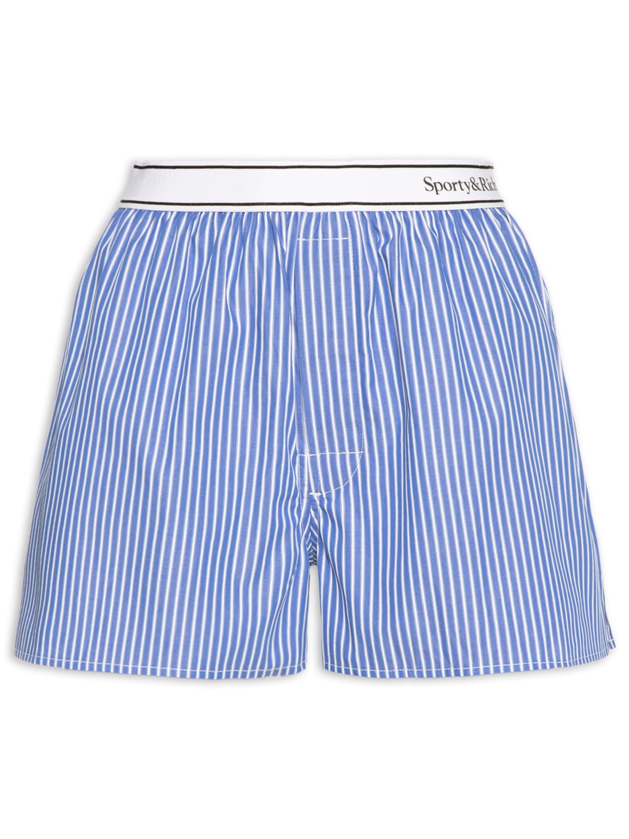 Short Feminino Serif Logo Boxer - Azul
