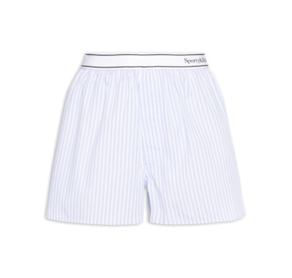 Short Feminino Serif Logo Boxer - Azul 