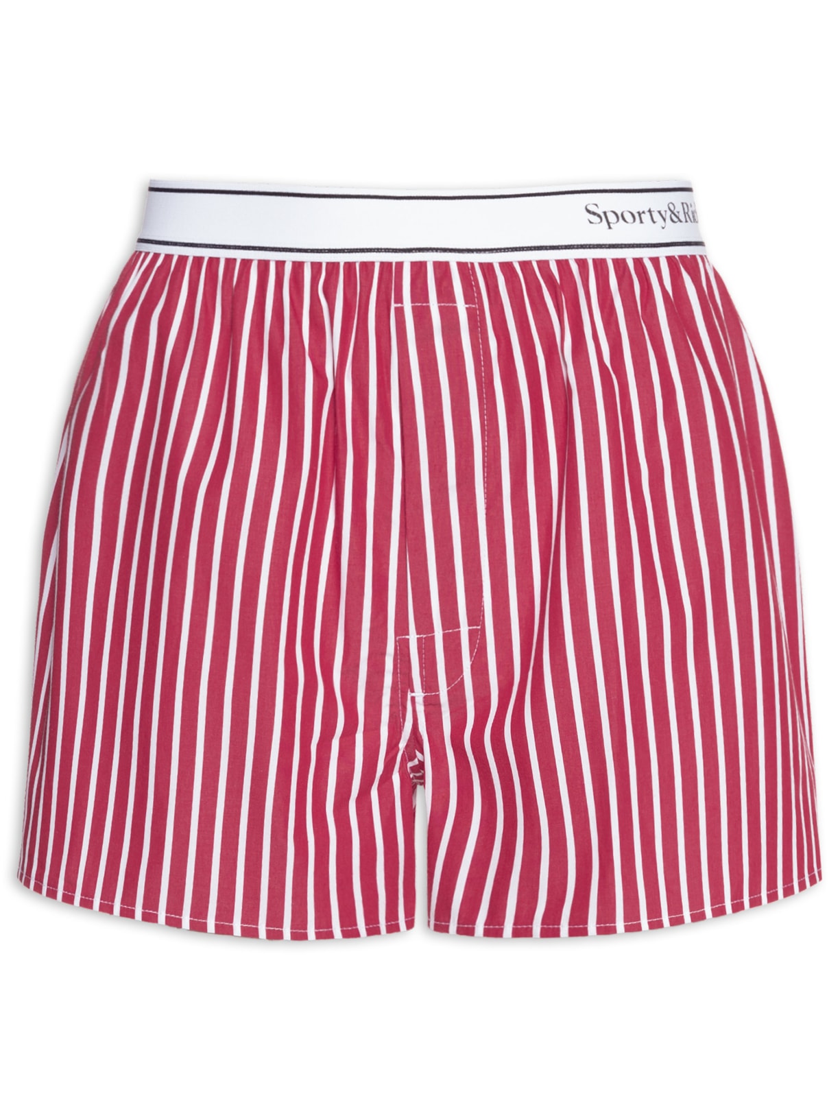 Short Feminino Serif Logo Boxer - Vermelho
