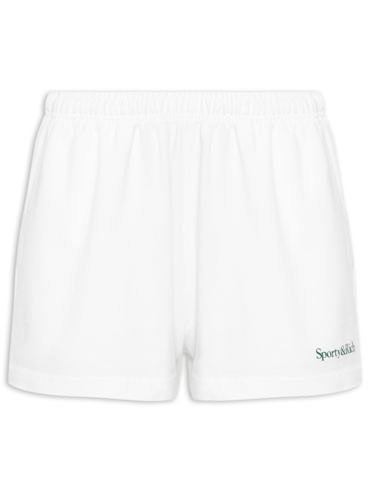 Short Feminino Serif Logo Disco - Branco