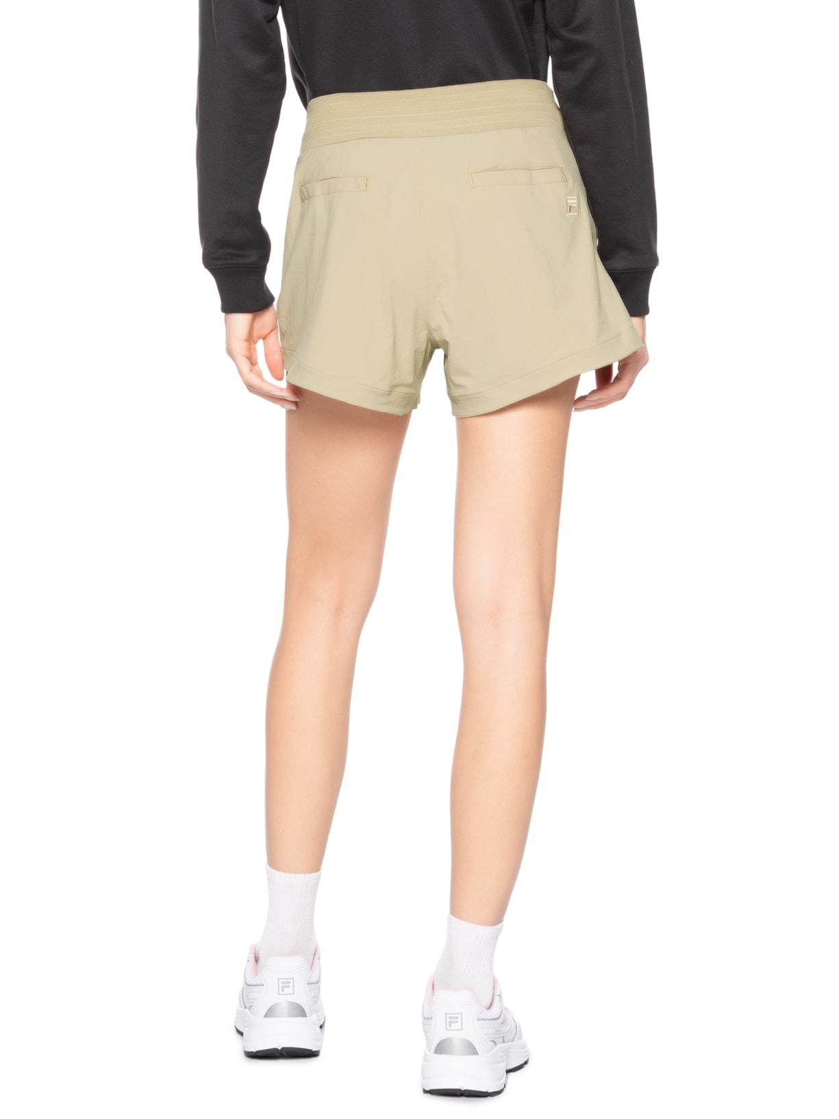 Short Feminino Slim Grand Turismo Marrom Fila