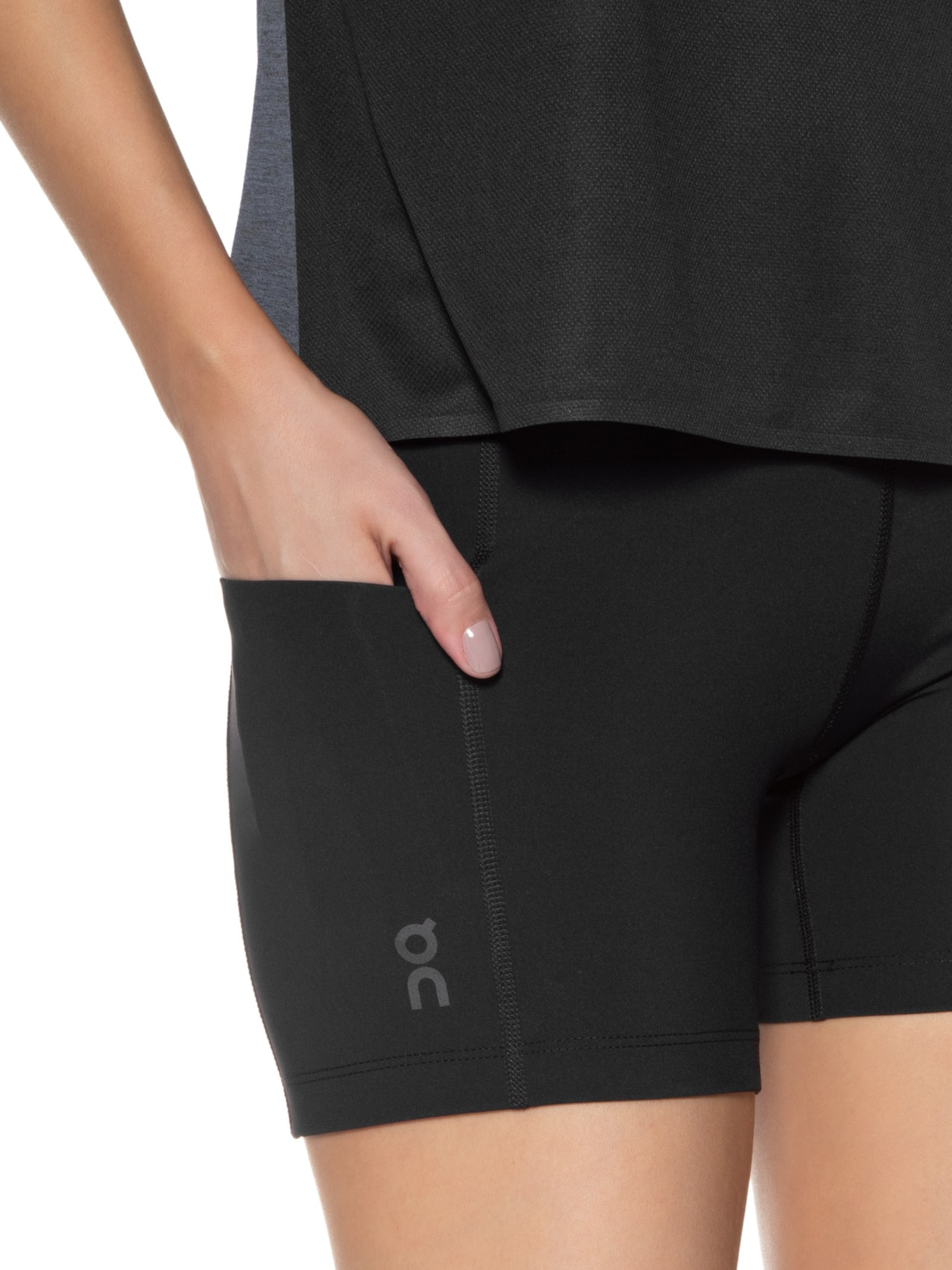Short Feminino Sprinter Preto On Running