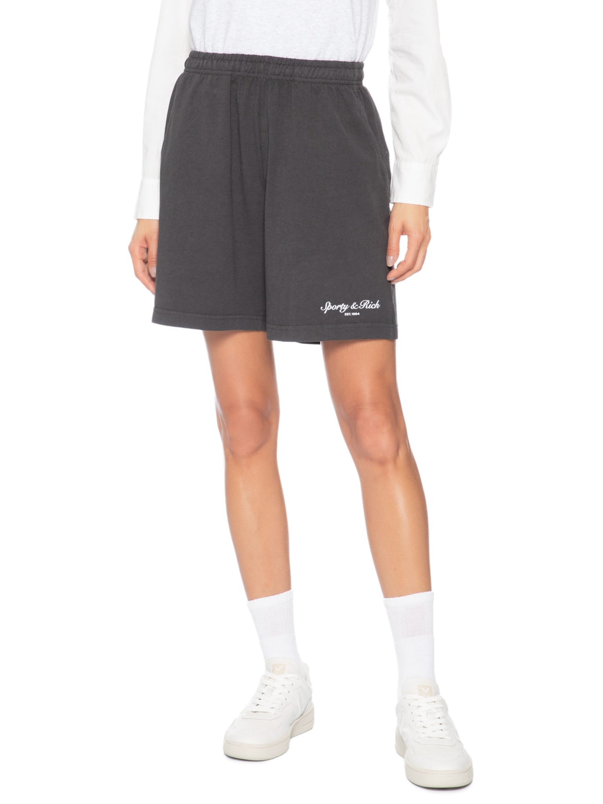 Short Feminino Stallion Gym Preto Sporty & Rich