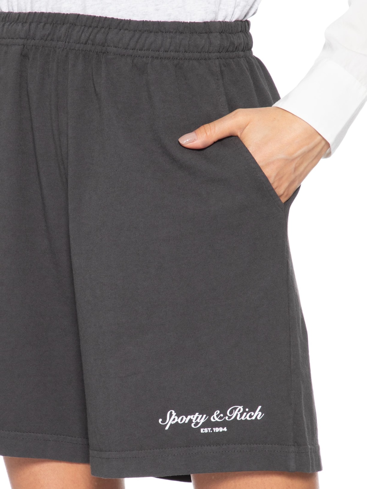 Short Feminino Stallion Gym Preto Sporty & Rich