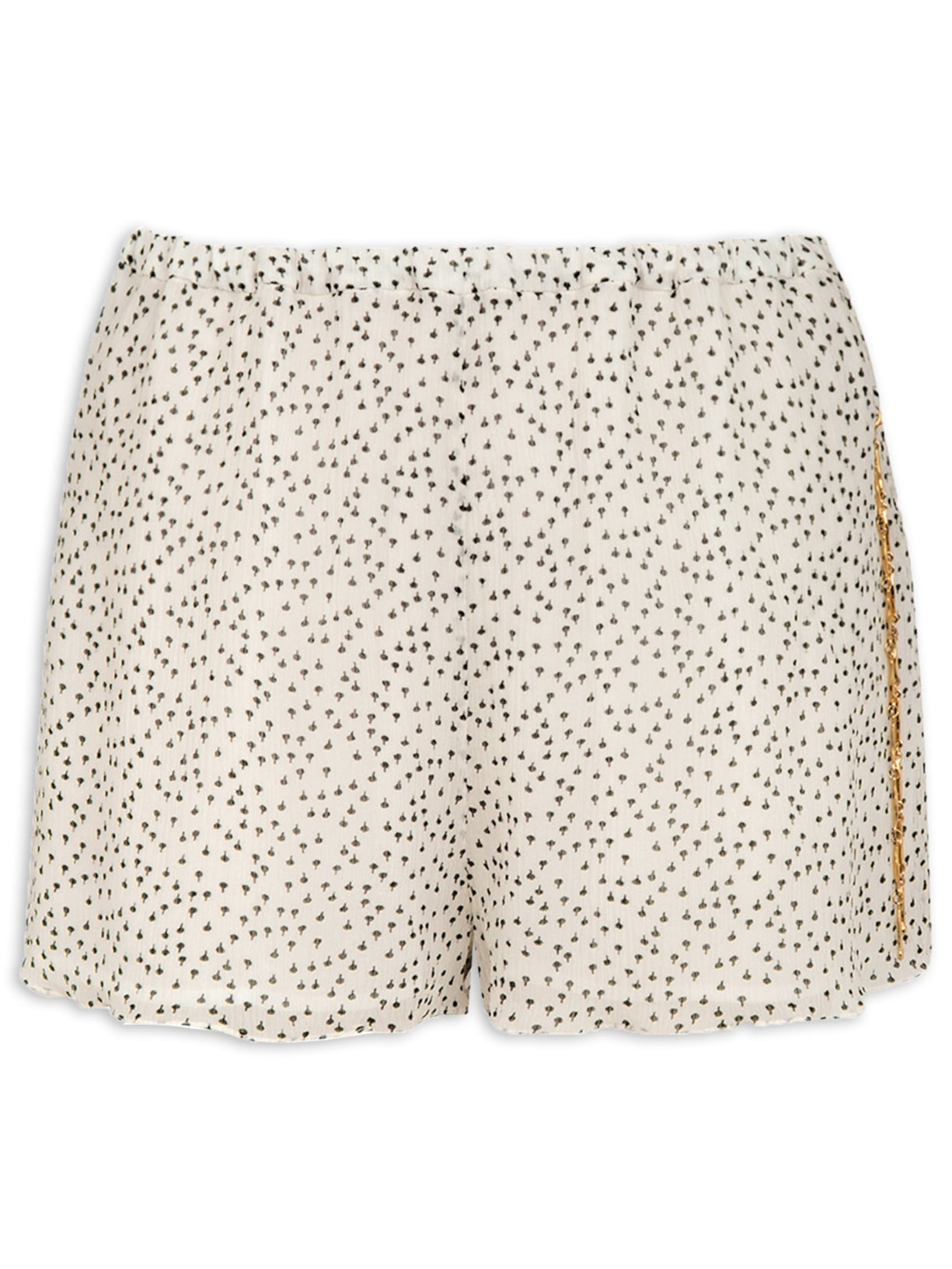 Short Feminino Tancy Detalhe - Branco