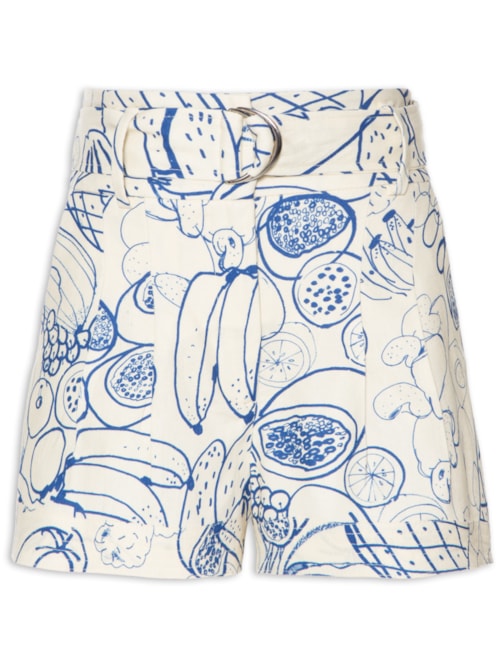 Short Feminino Tarsila - Azul