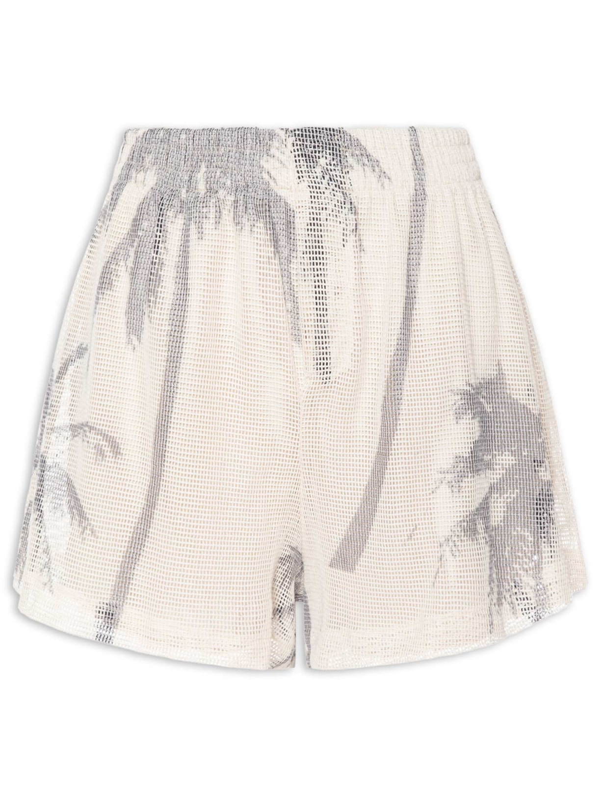 Short Feminino Tela Coqueiro - Off White