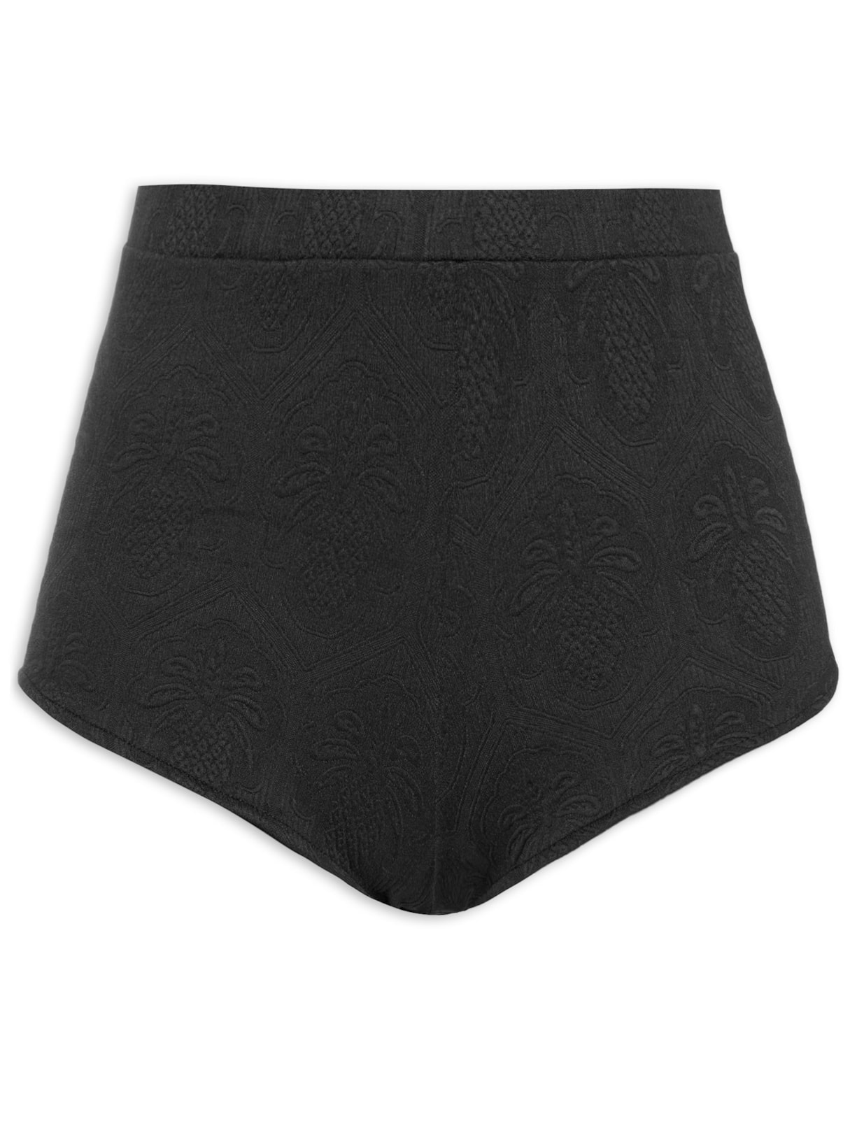 Short Feminino Textura Abacaxi - Preto