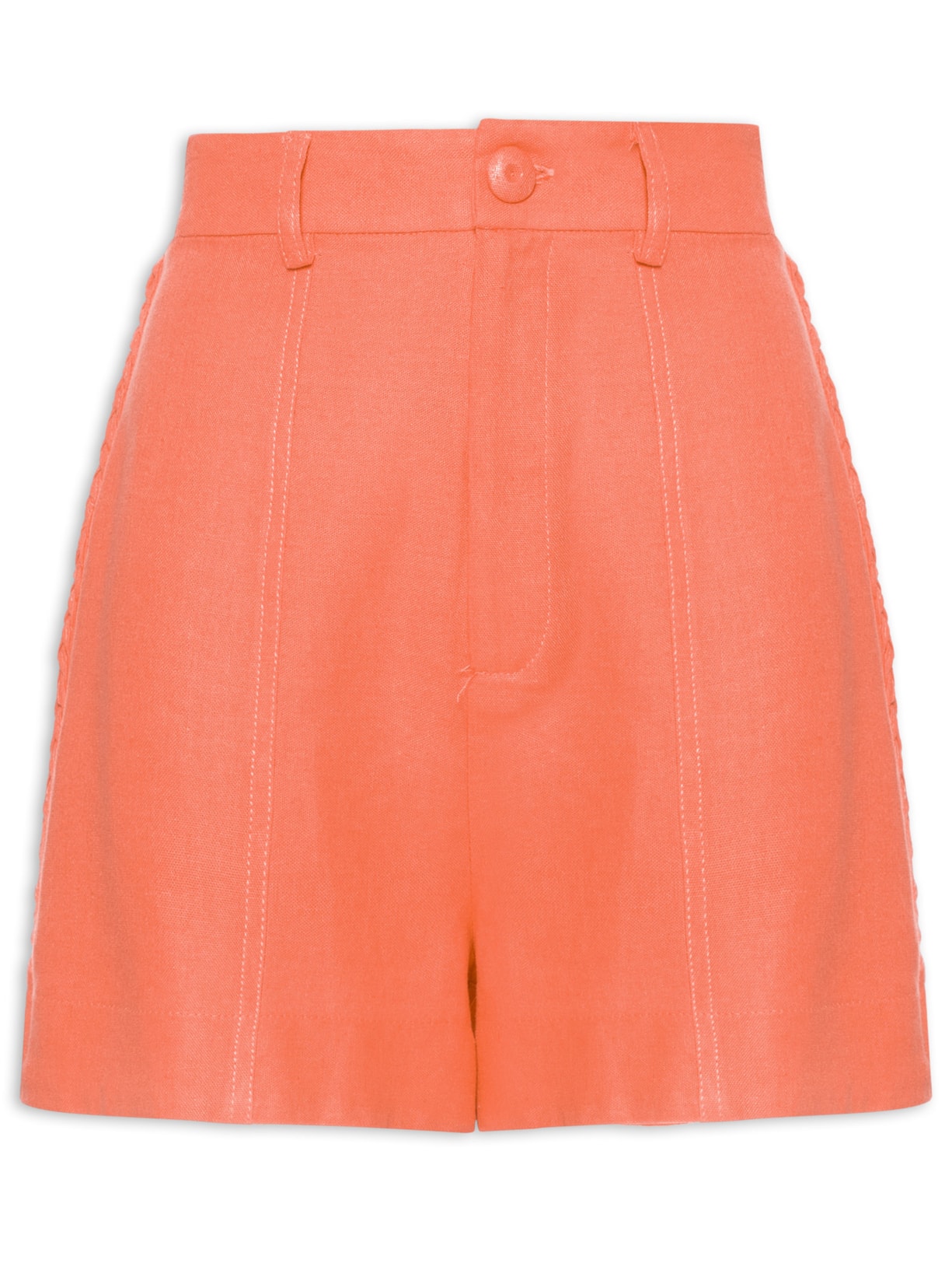 Short Feminino Trança Lateral - Rosa