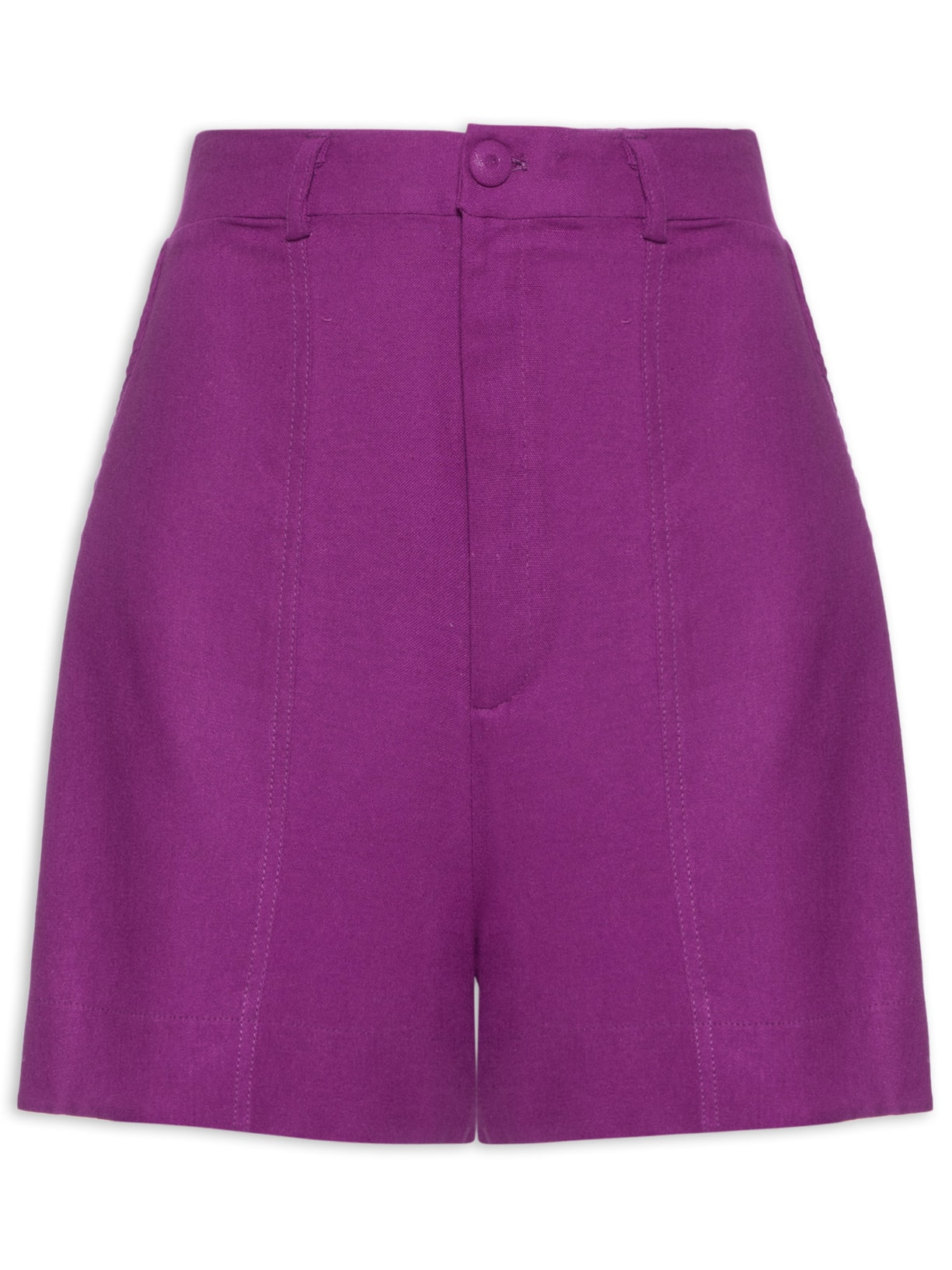 Short Feminino Tranca Lateral - Roxo