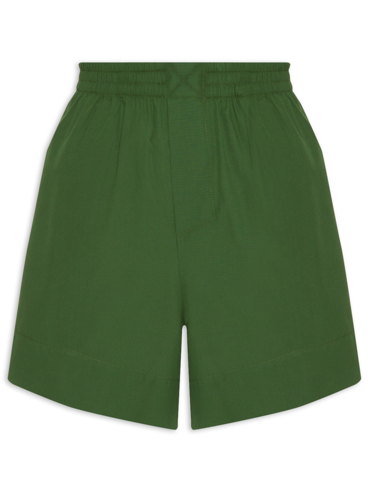 Short Feminino Tricoline - Verde