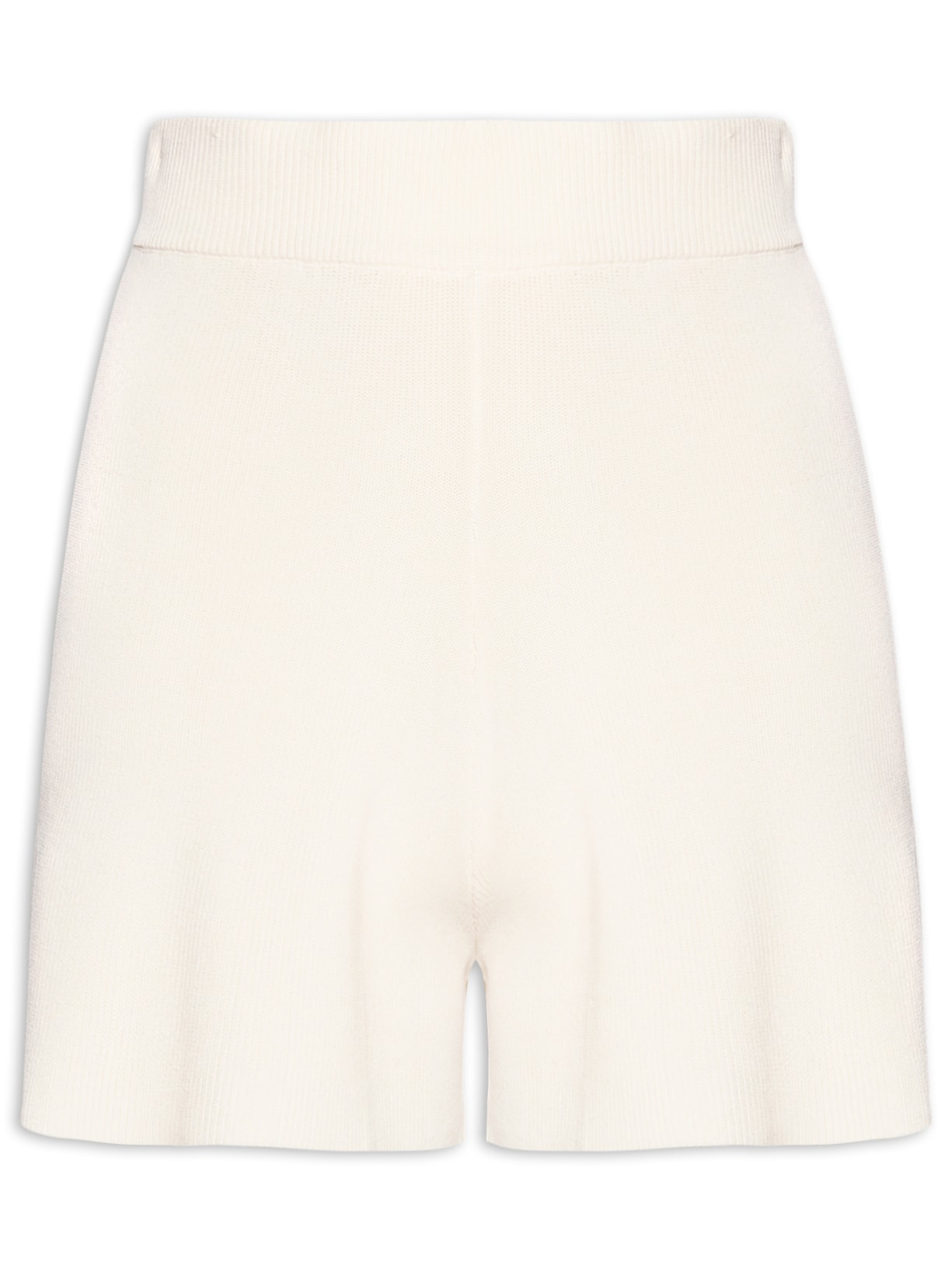 Short Feminino Tricot Comfy - Bege