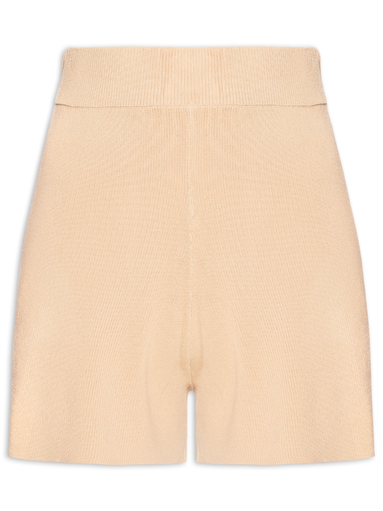 Short Feminino Tricot Comfy - Bege