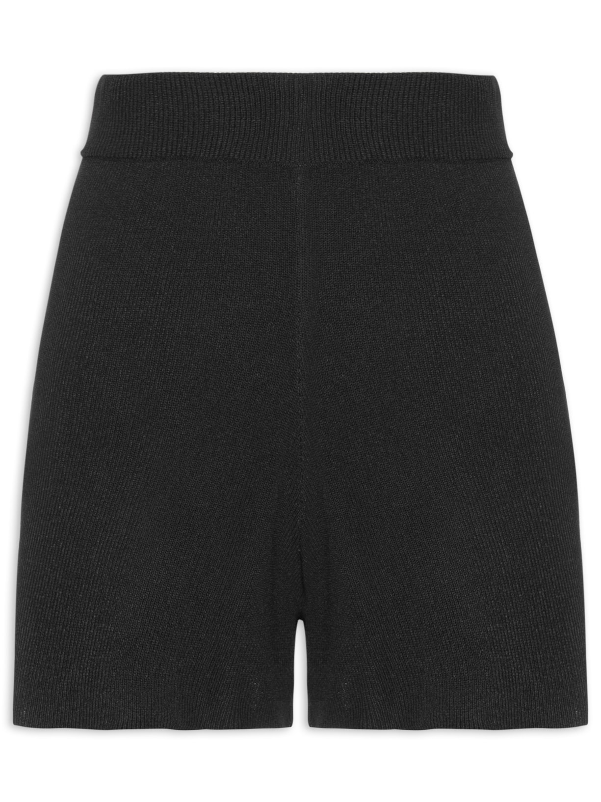 Short Feminino Tricot Comfy - Preto