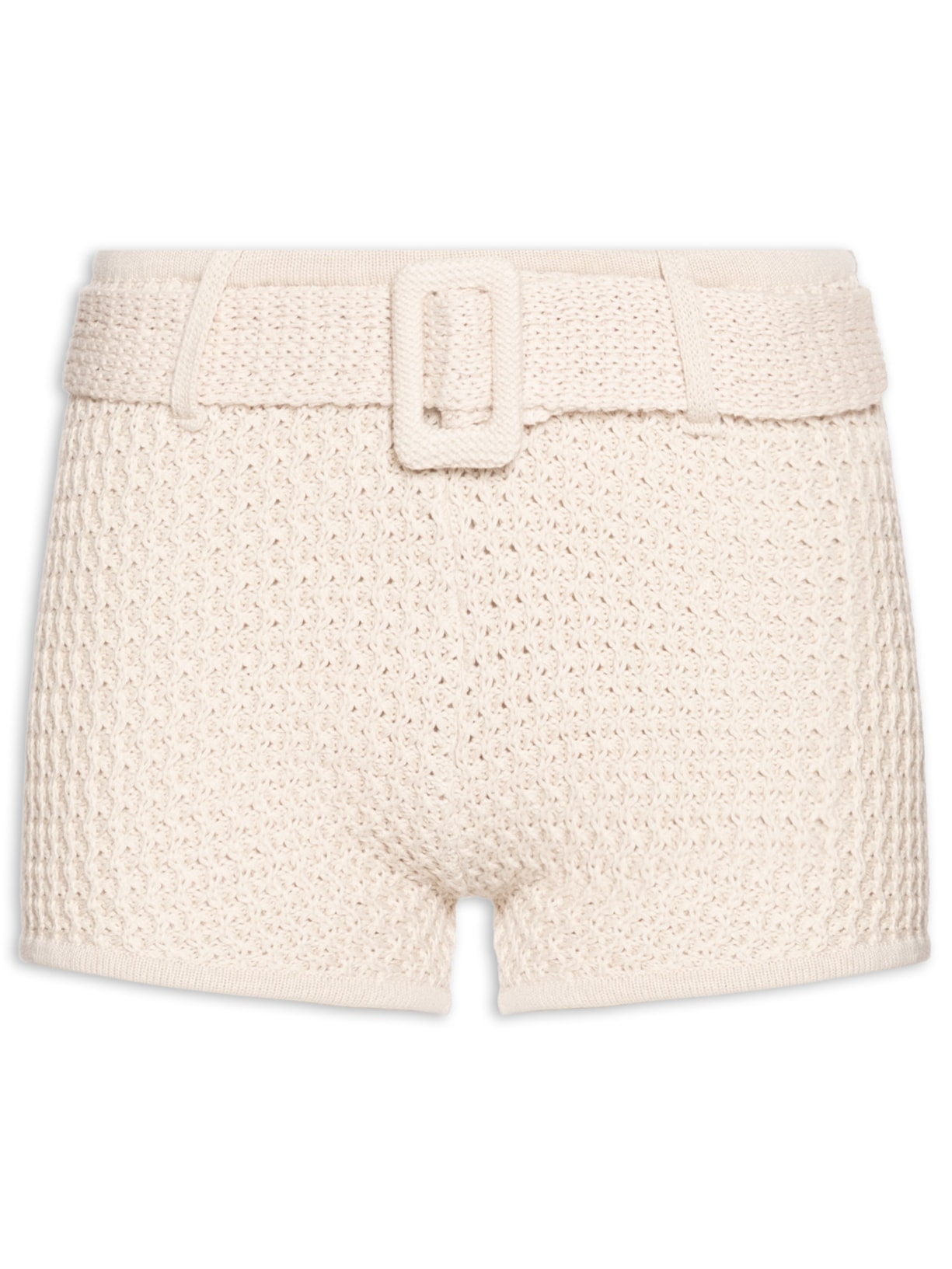 Short Feminino Tricot Joa - Off White