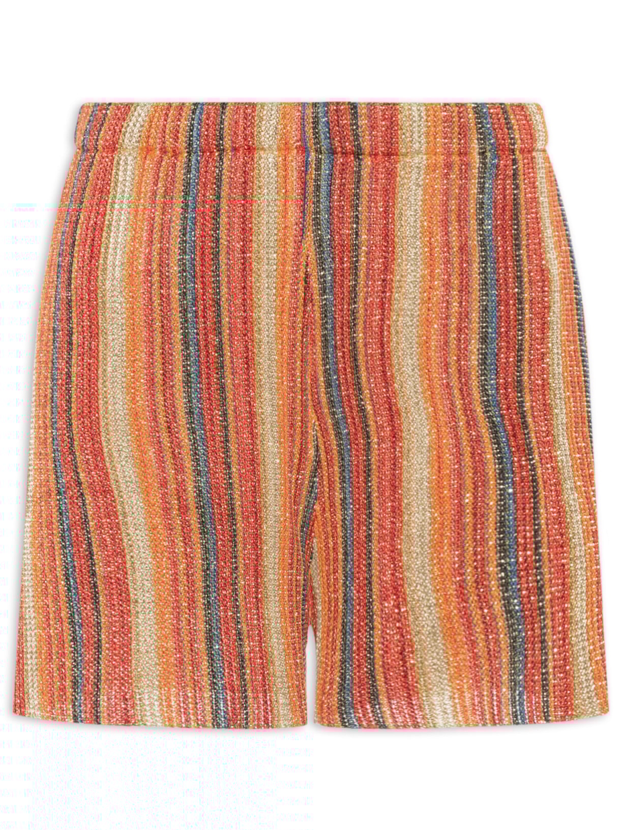 Short Feminino Tricot Listras Vermelho Osklen