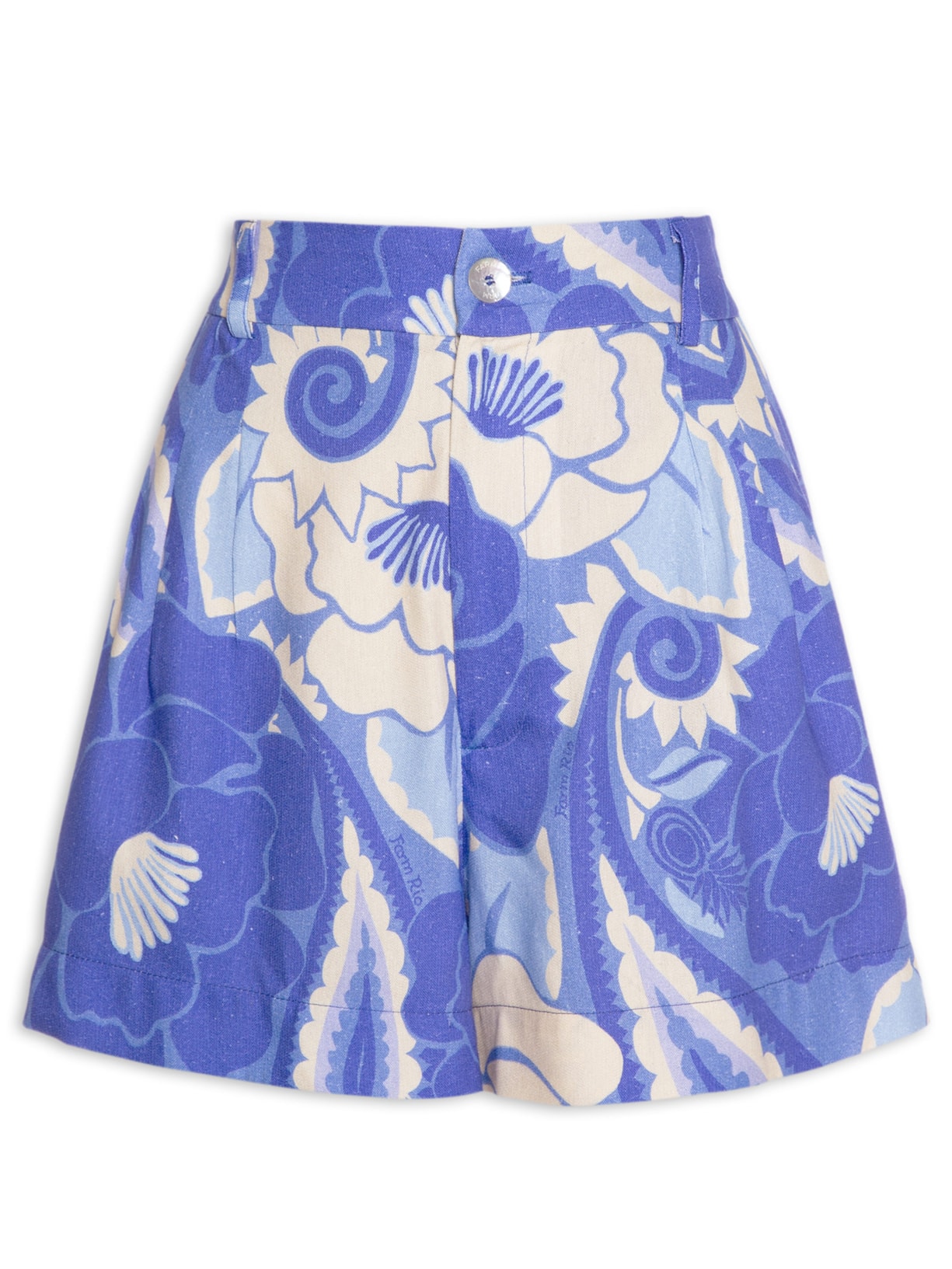 Short Feminino Tropical Groove - Azul