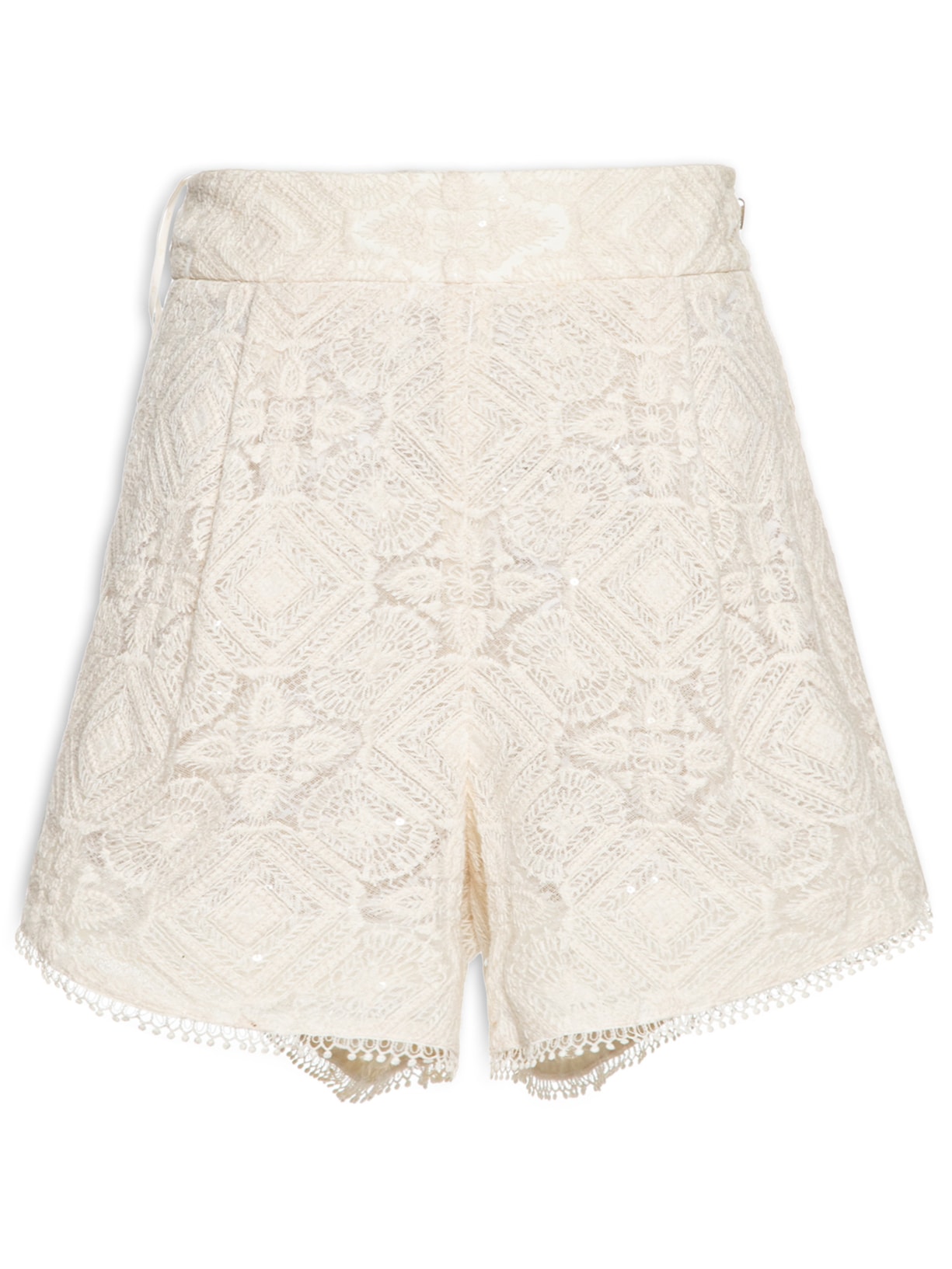 Short Feminino Tule Birkin Blake - Off White