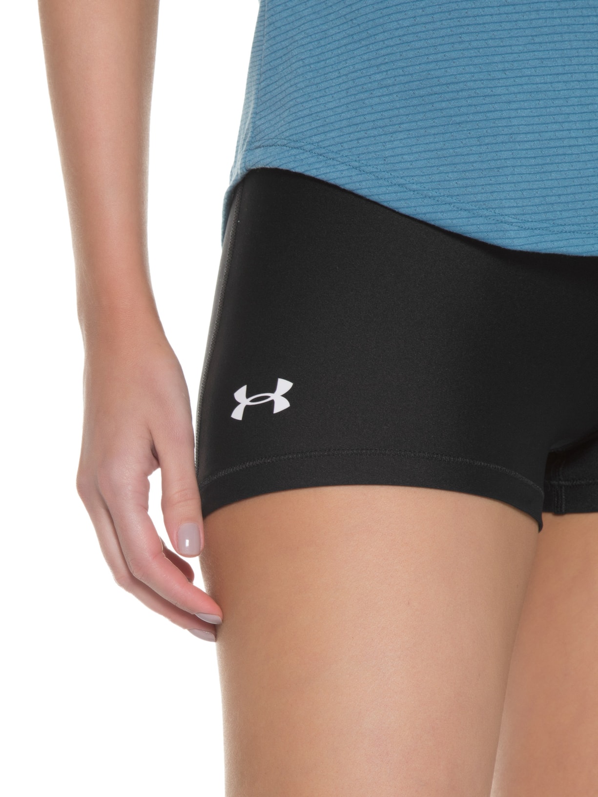 Short Feminino Ua Mid Rise Preto Under Armour