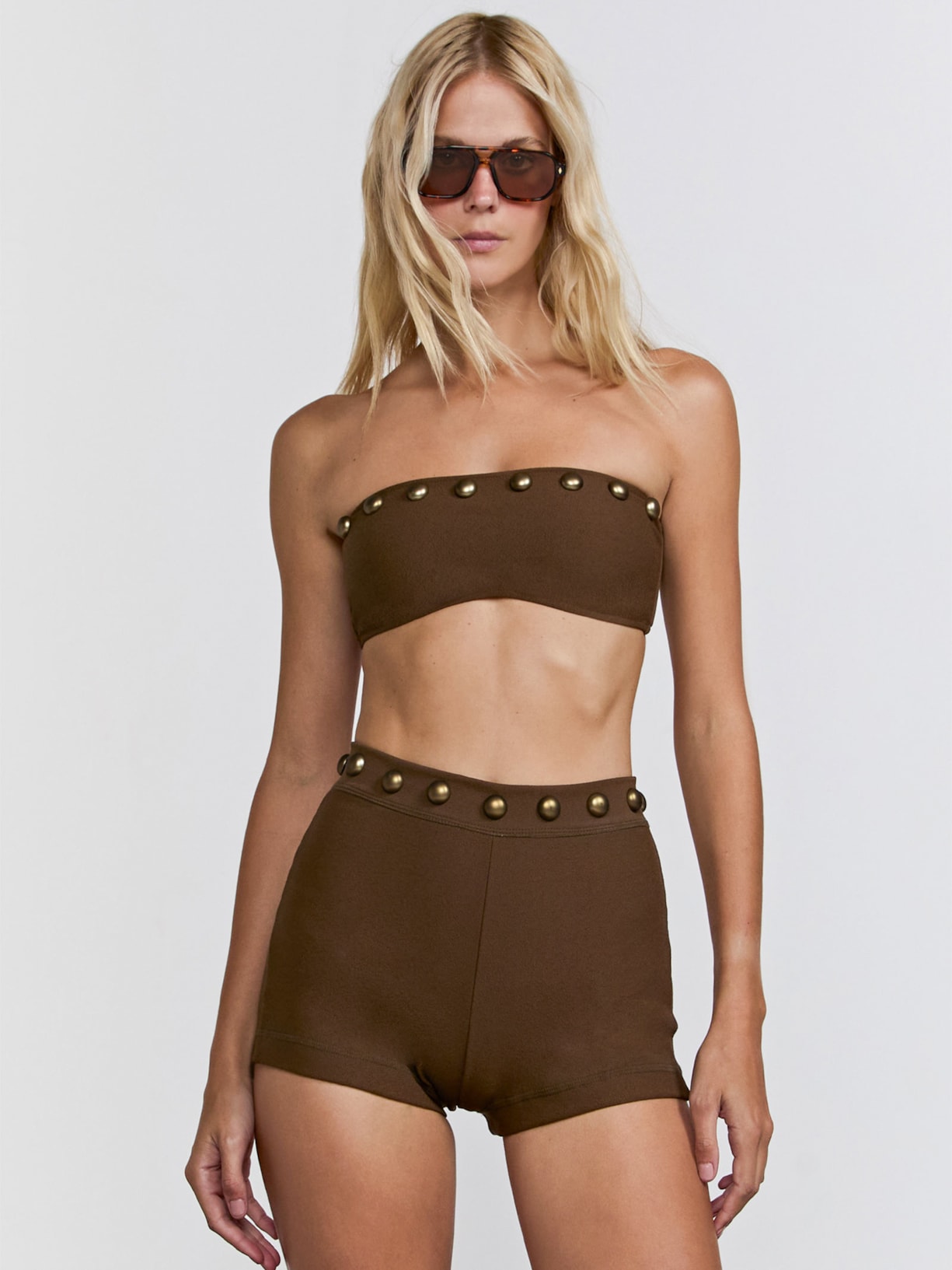 Short Feminino Venus Marrom Triya