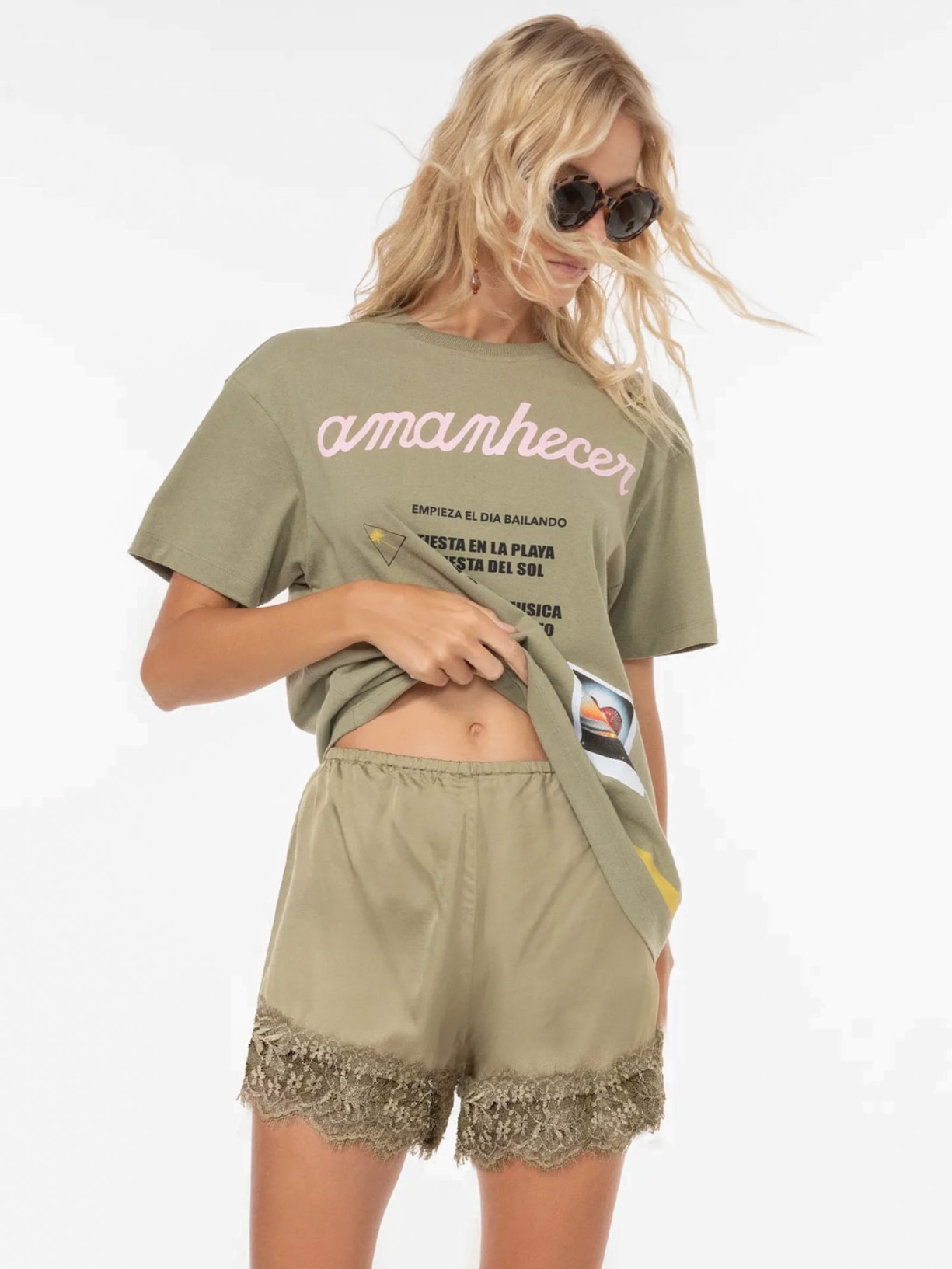 Short Feminino Verena Verde Triya