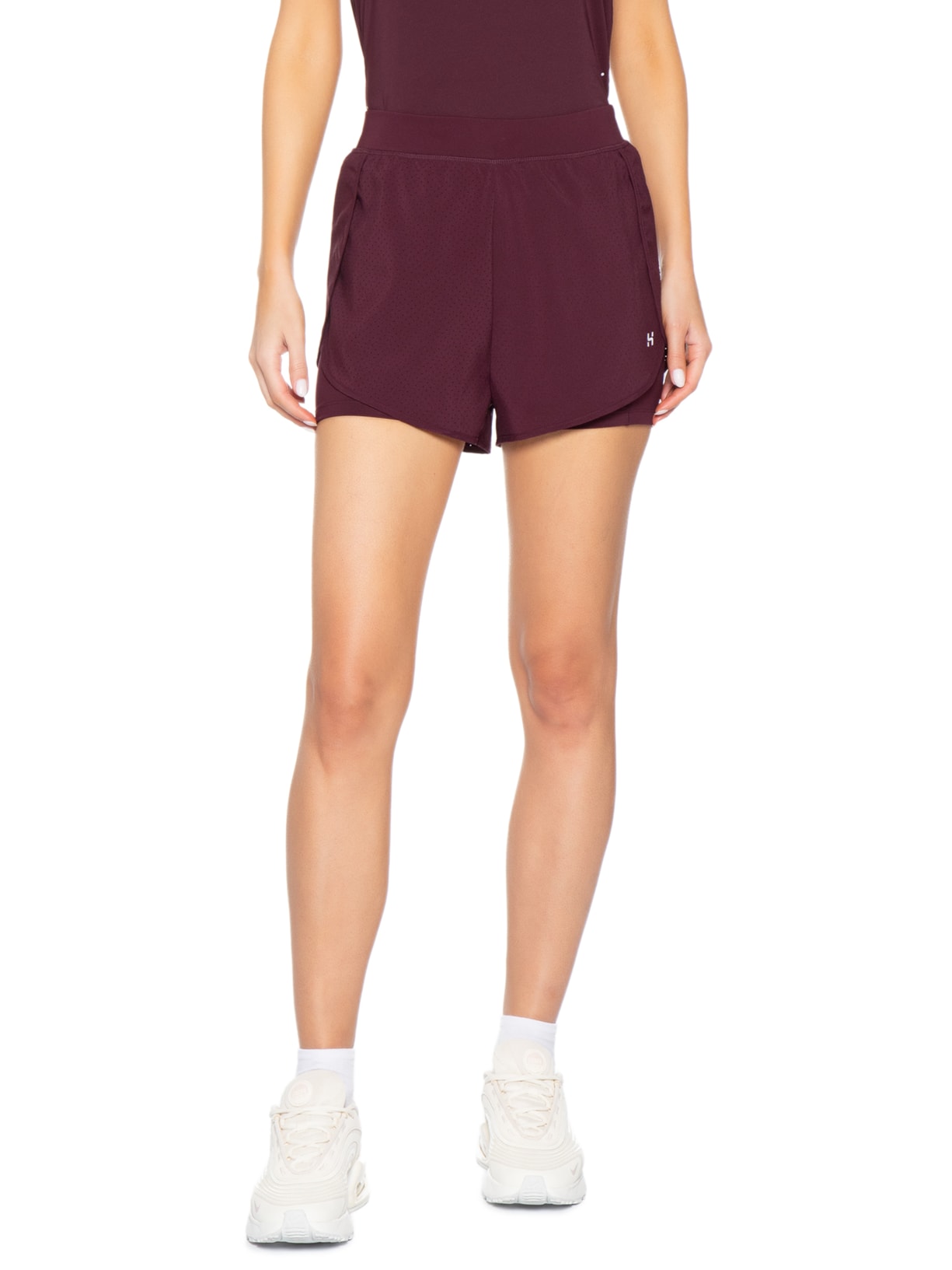 Short Feminino Vermelho Hering Sports