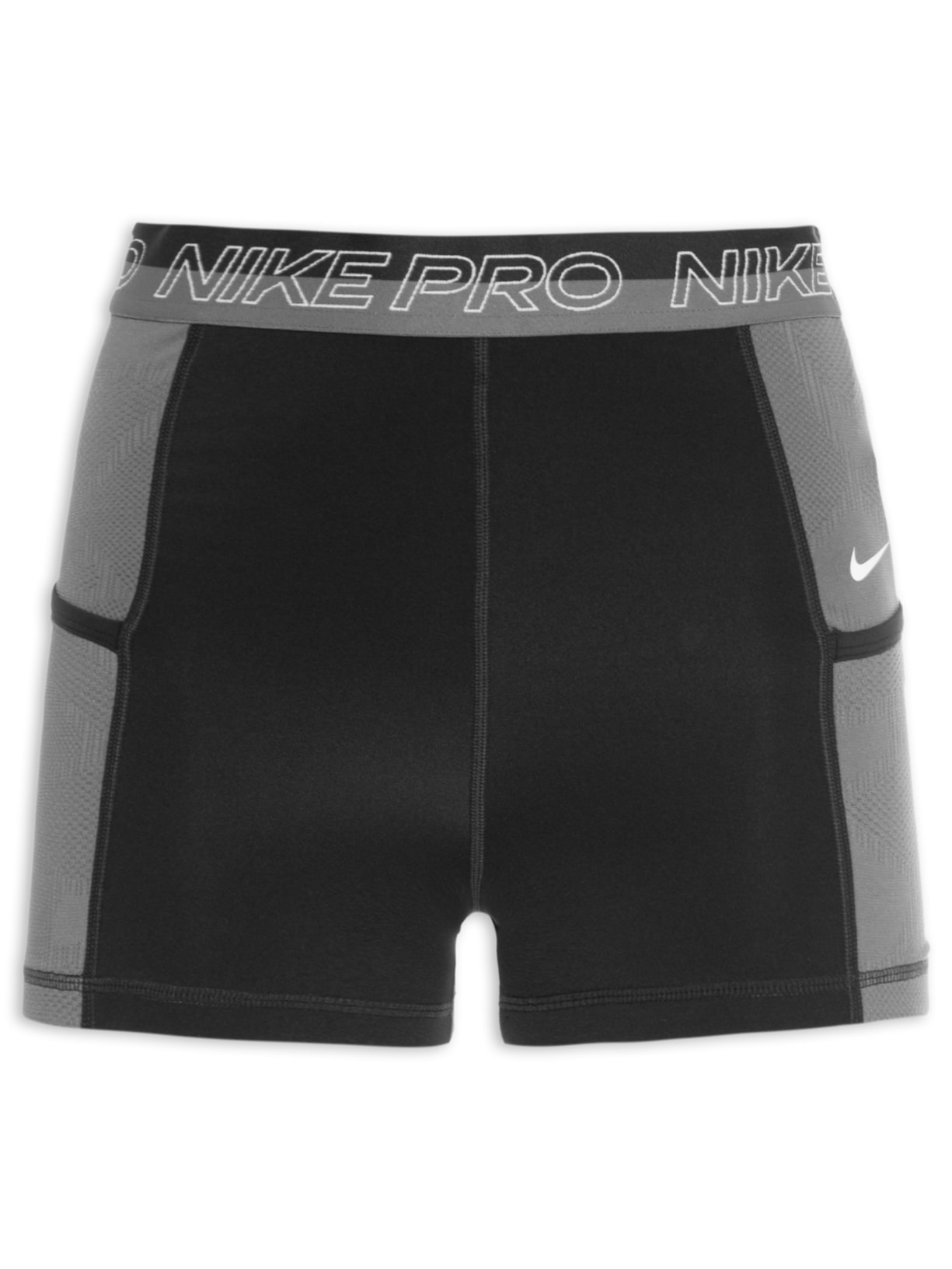Short Feminino W Np Df 3in - Cinza