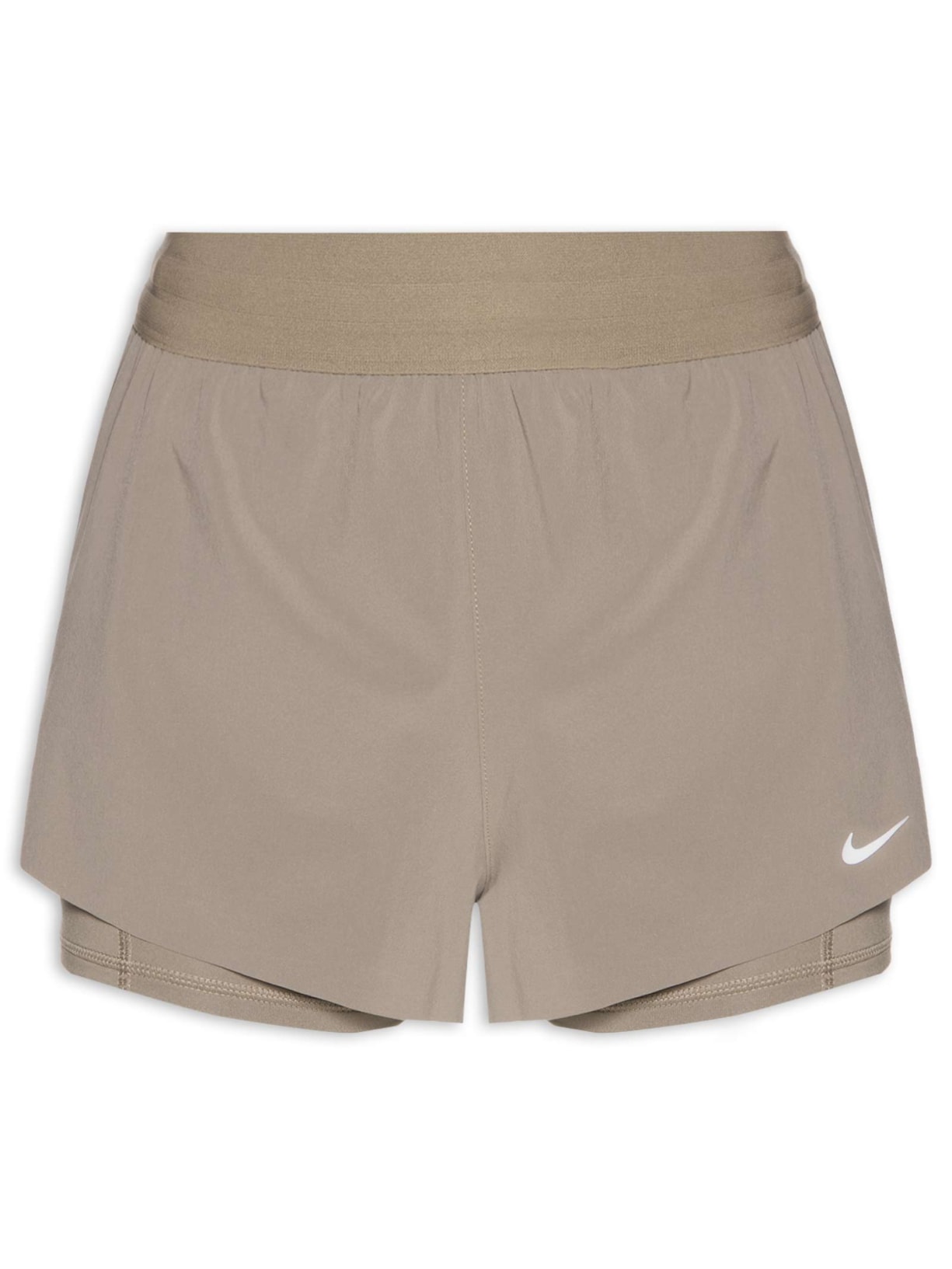 Short Feminino W Swift Df Mr 2N1 Shrt - Marrom