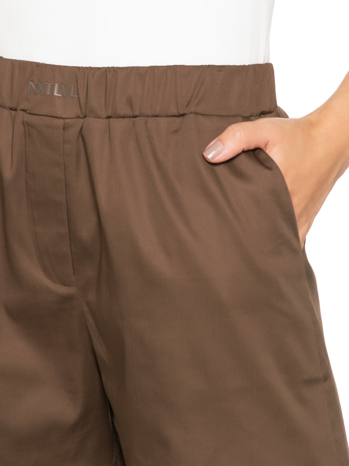 Short Feminino Willow Marrom Nxt Lvl