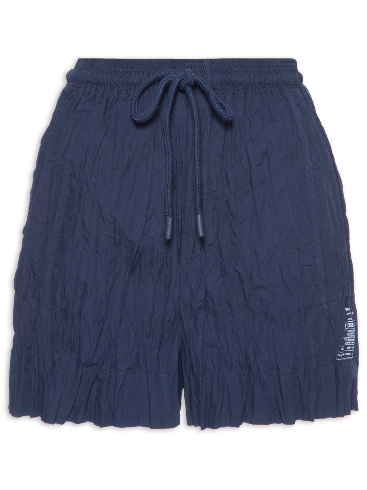 Short Feminino Wrinkled - Azul