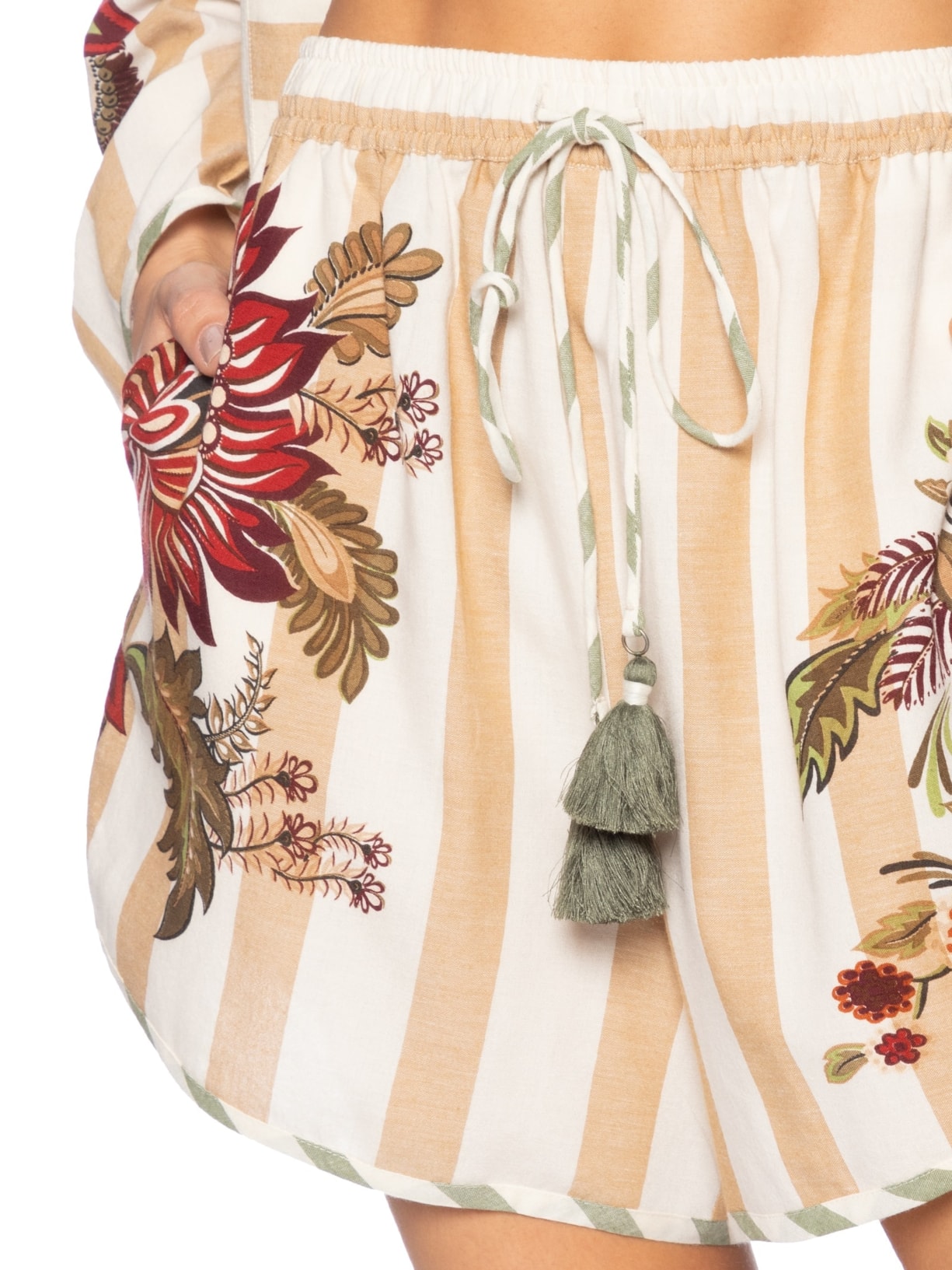 Short Floral Ligia Off-White Farm