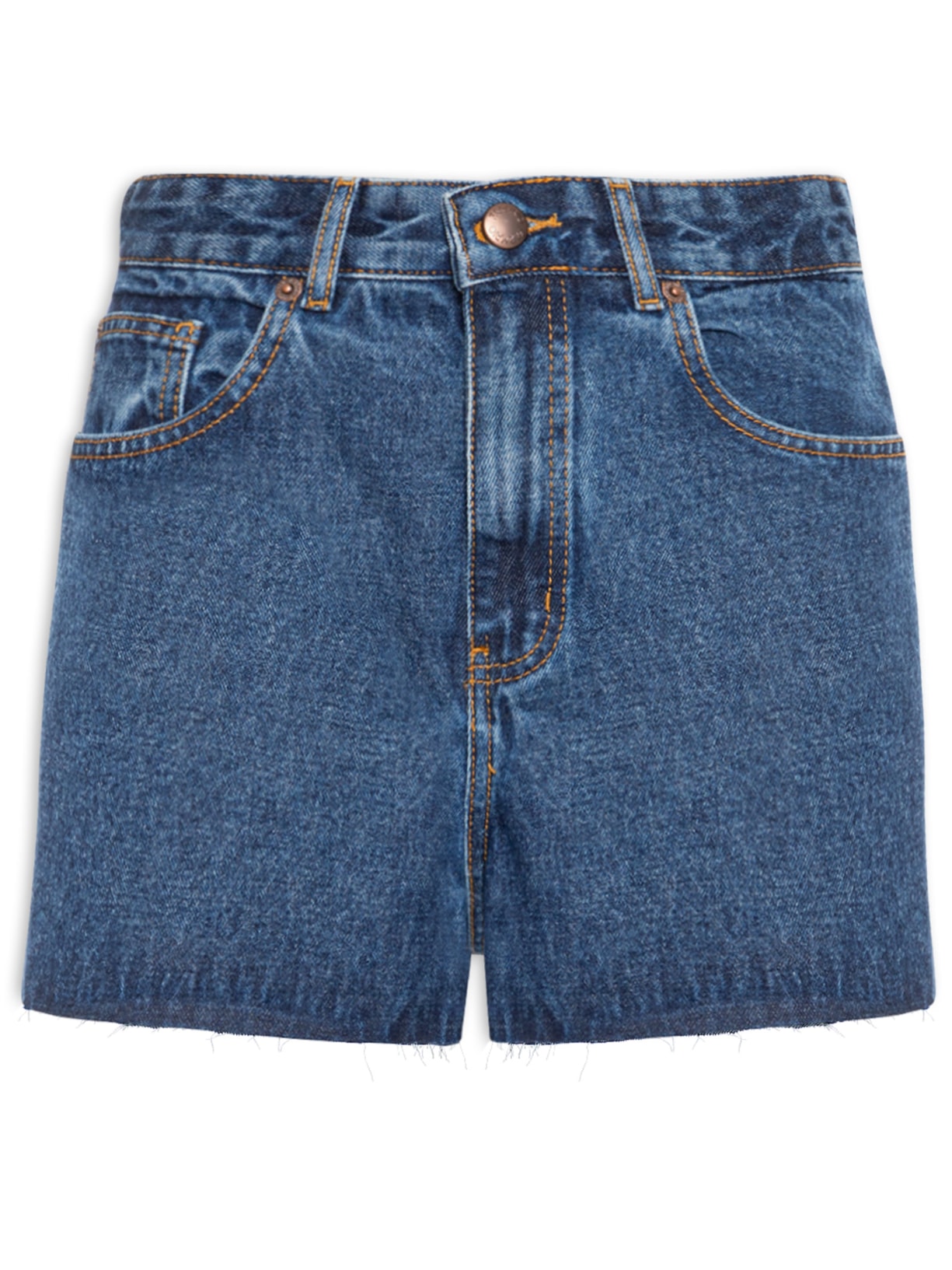 Short Jeans Feminino Evase Azul Farm