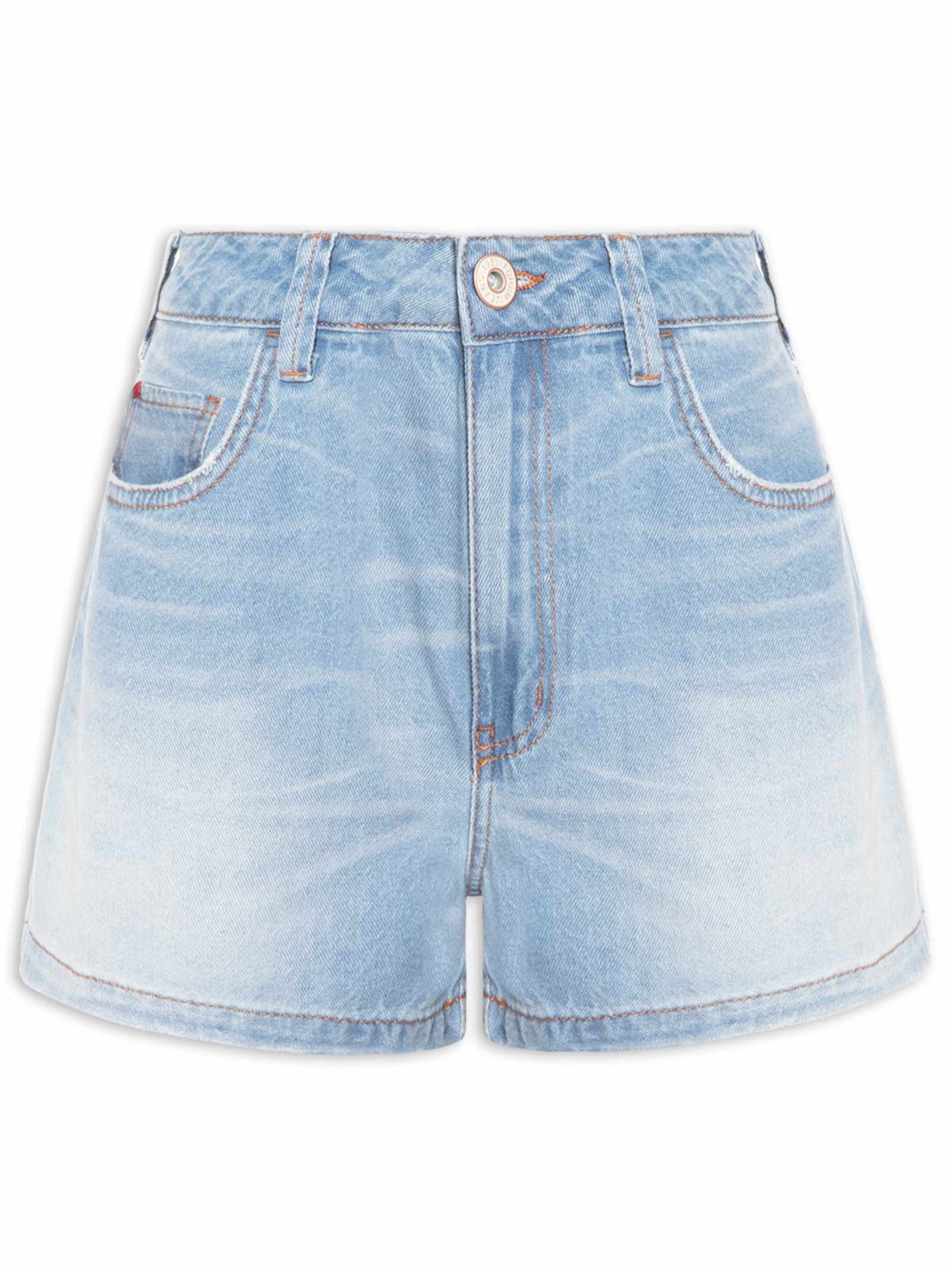 Short Jeans Feminino Nina - Azul