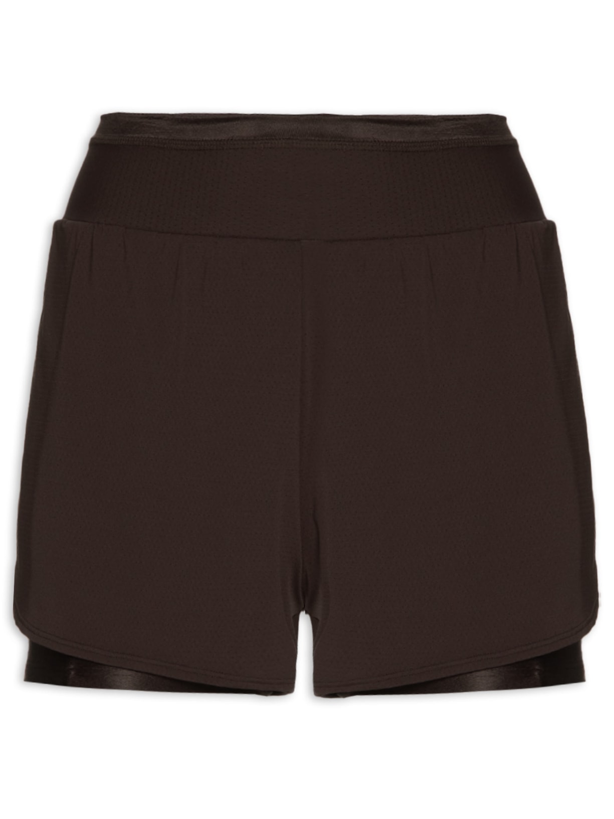 Short Liso Energy - Marrom