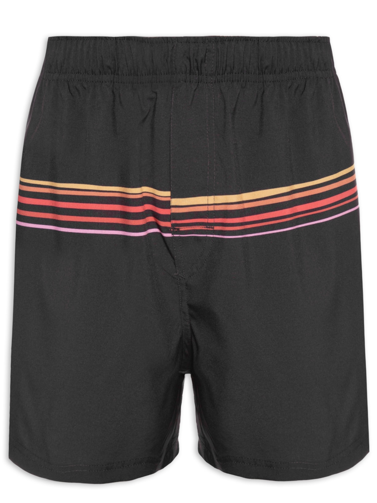 Short Masculina Beach Prisma - Preto